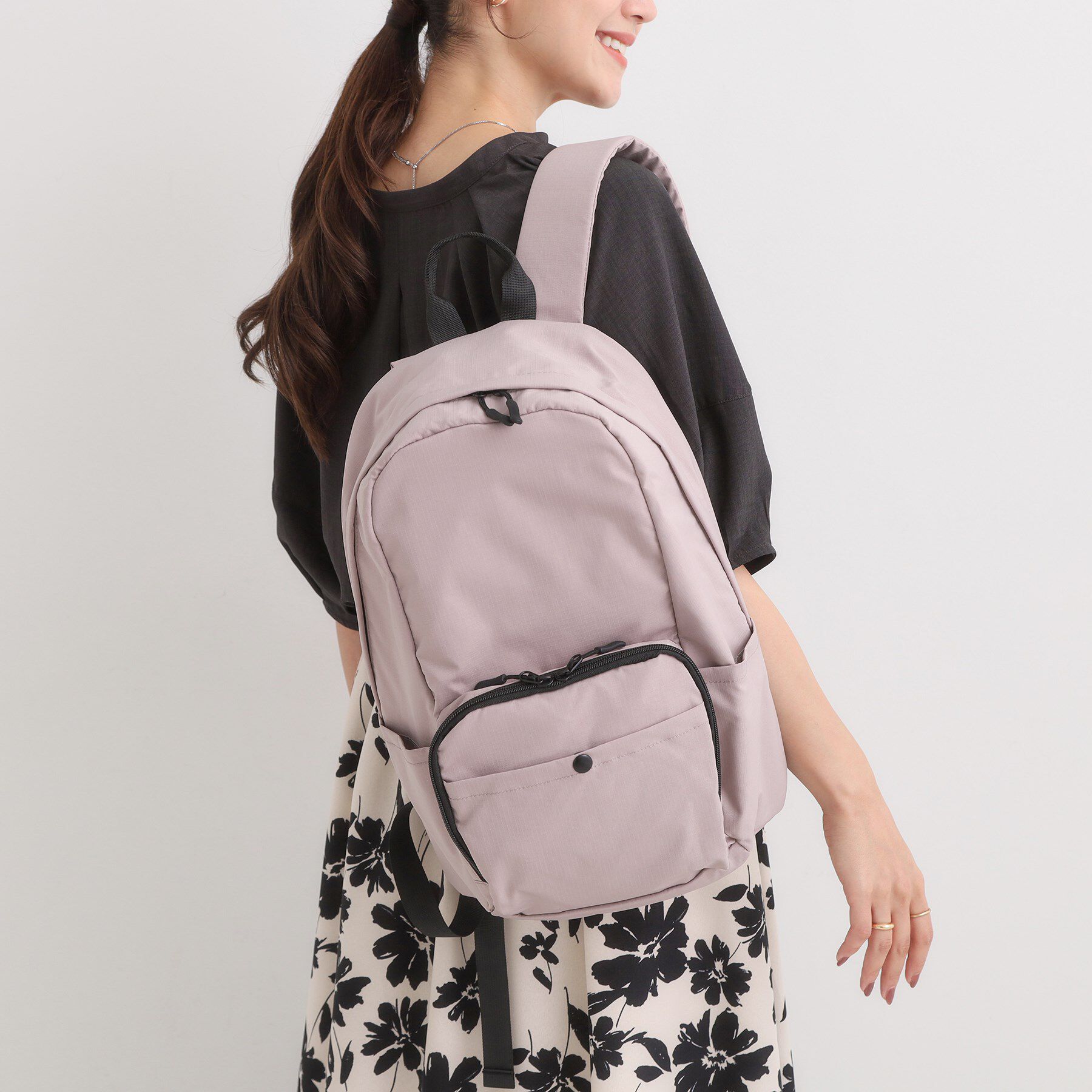 SHOO･LA･RUE「【撥水】立体ポケットリュック」|リュック|