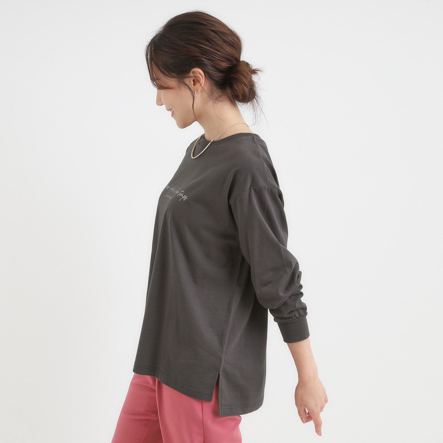 SHOO･LA･RUE「グラフィックアソート ベーシックロンT」|Tシャツ・カットソー|