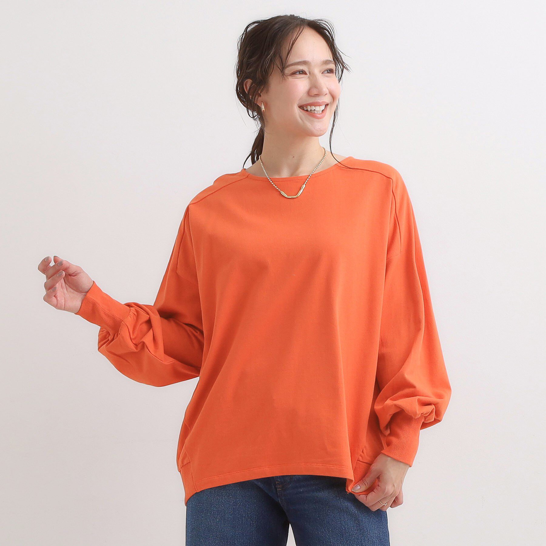 SHOO･LA･RUE「大人の抜け感 1枚で決まる ゆるロンT」|Tシャツ・カットソー|