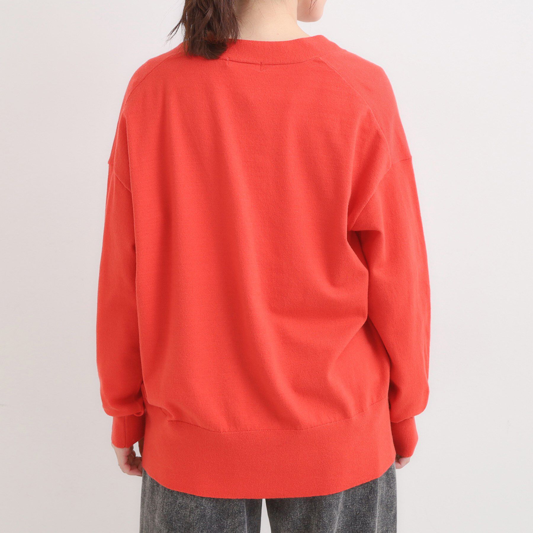 SHOO･LA･RUE「【洗える】もちもち ミドル丈ニットカーディガン」|カーディガン|