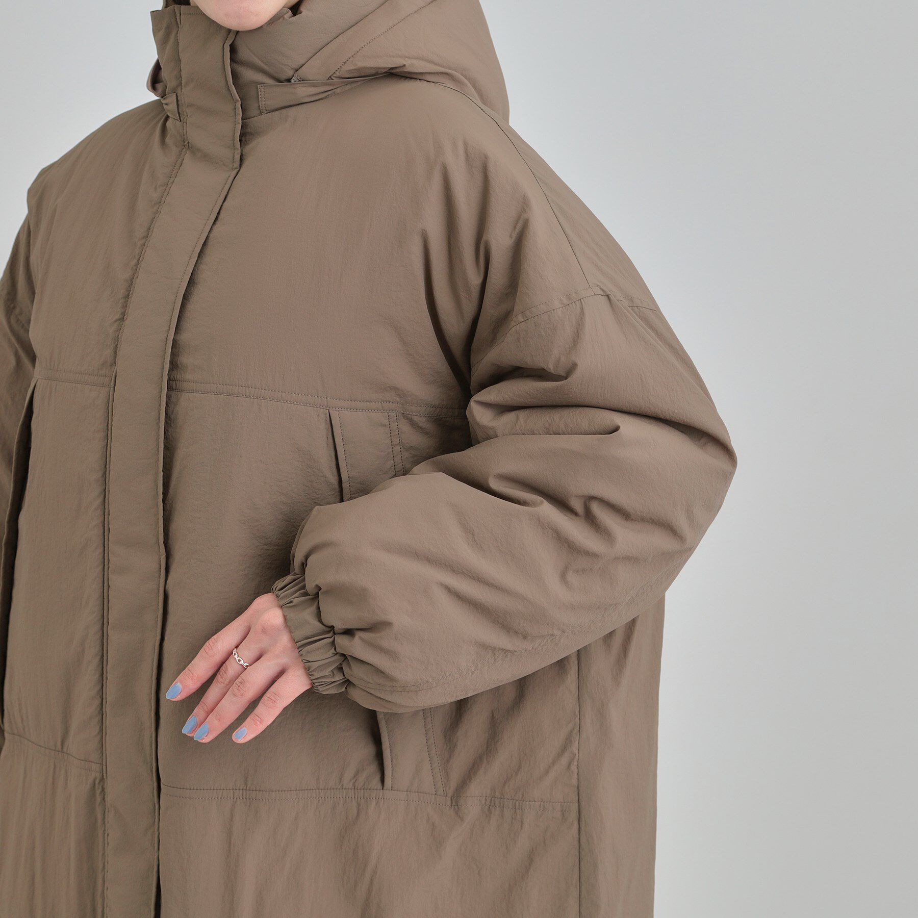 SHOO･LA･RUE「【あったか/撥水/フード取り外し可能】中綿モンスターコート」|ダウン|