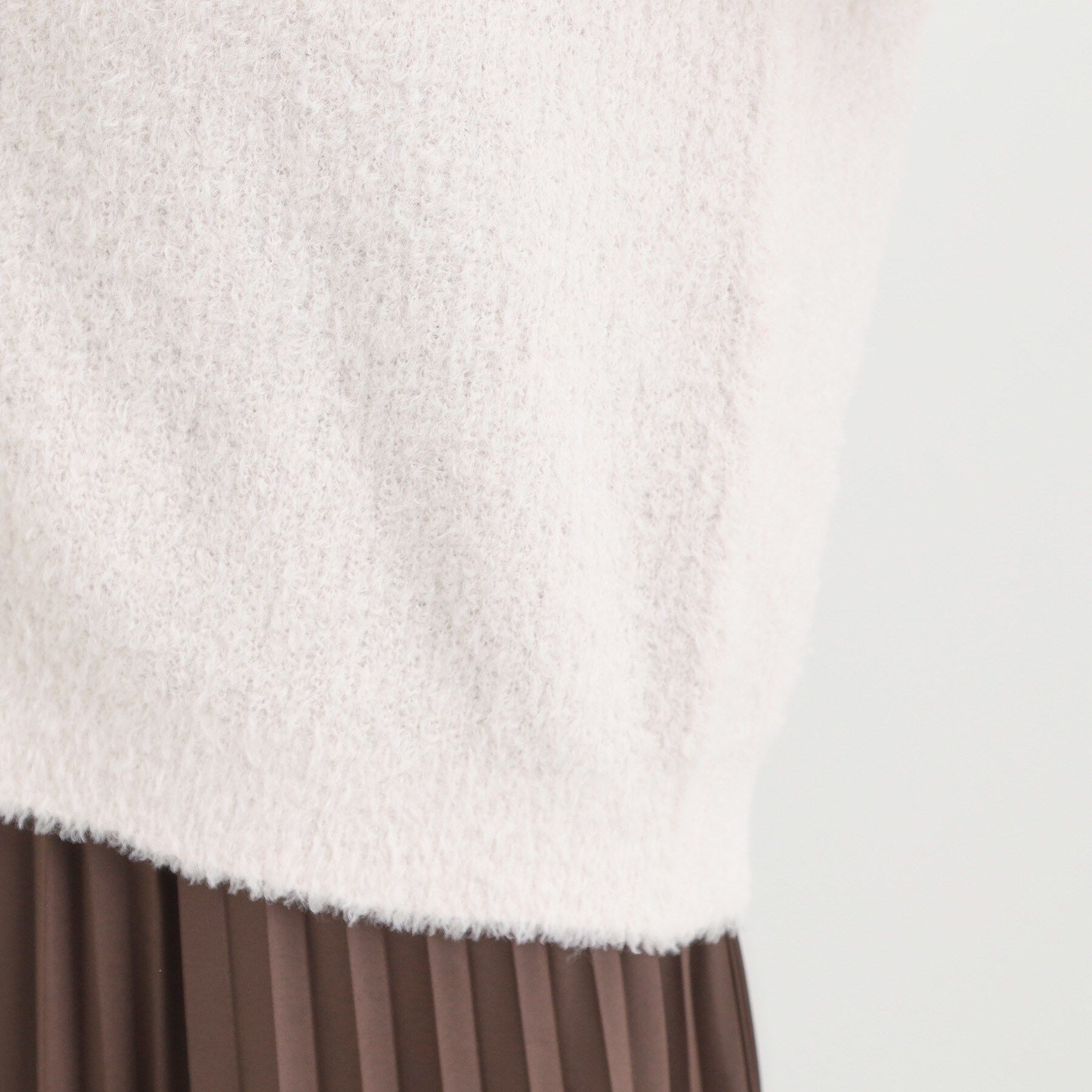 SHOO･LA･RUE「【S-LL】思わず触れたくなる ふわふわ Vネックニットカーディガン」|カーディガン|