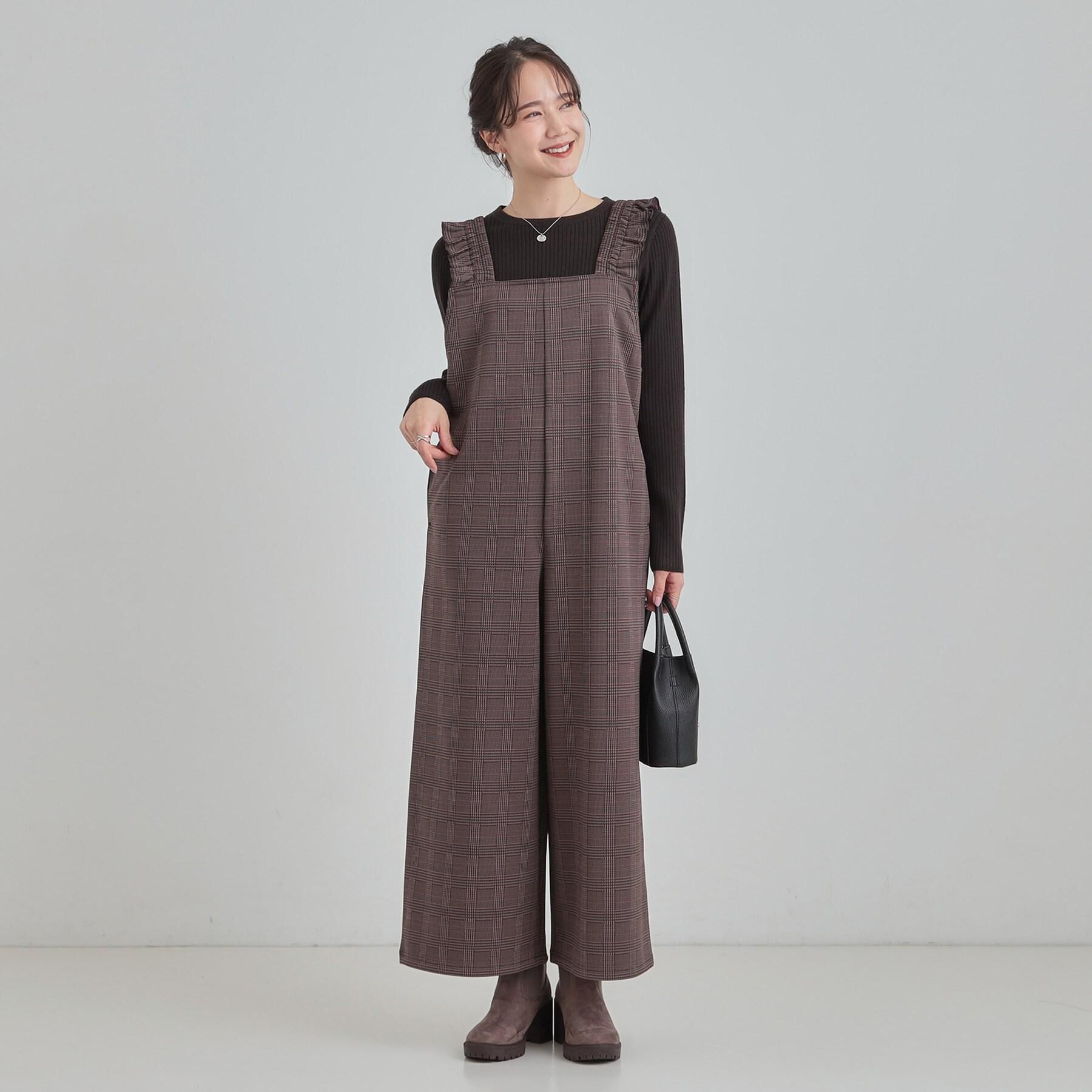 SHOO･LA･RUE「【絶妙なゆるピタ/洗濯機可】ちくちくしにくい リブクルーネックやわらかニット」|ニット・セーター|