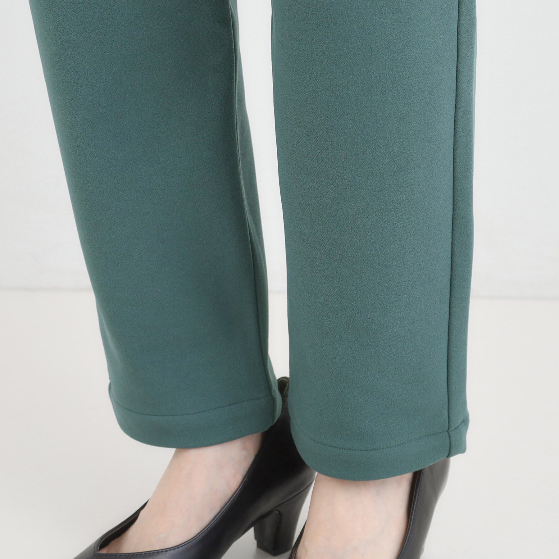 SHOO･LA･RUE「【S-LL/股上深め】裏起毛スマートイージーパンツ」|その他|