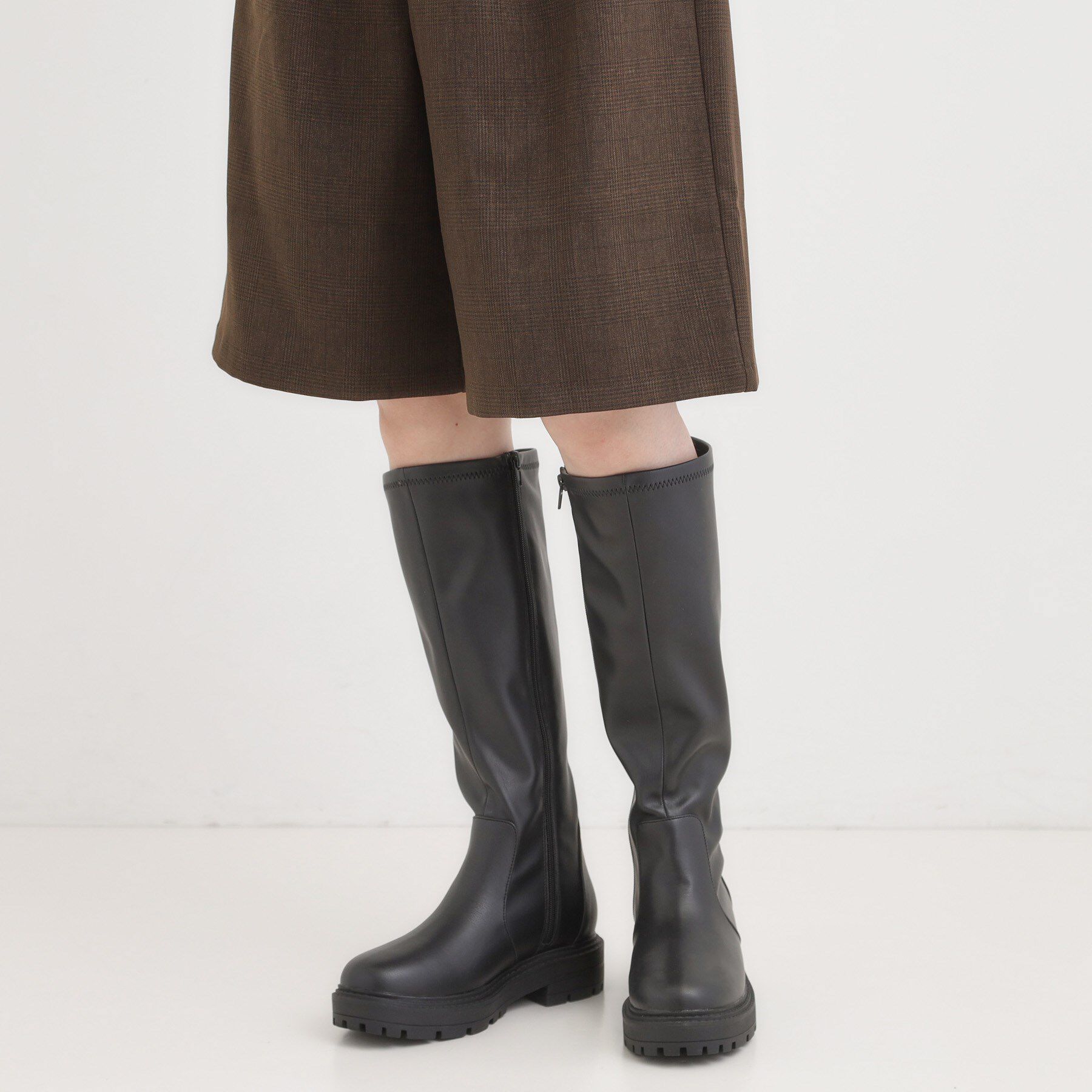 SHOO･LA･RUE「ストレッチロングブーツ」|ショートブーツ|