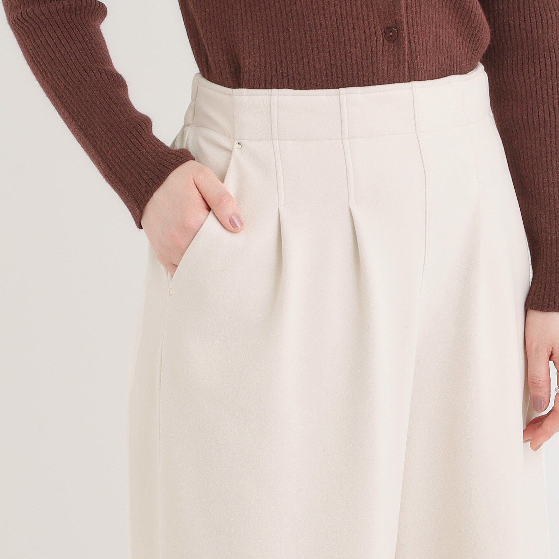 SHOO･LA･RUE「【着丈選べる/きっと虜になる】あったかもちもち ワイドパンツ」|その他|