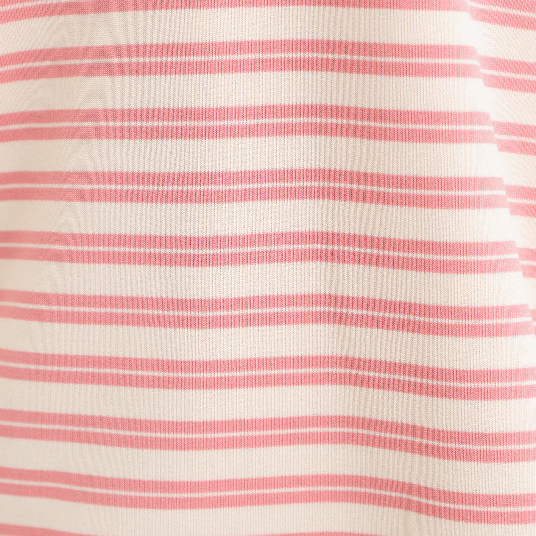 SHOO･LA･RUE「【S-LL/洗濯機可】マルチボーダー ミニ裏毛トップス」|Tシャツ・カットソー|