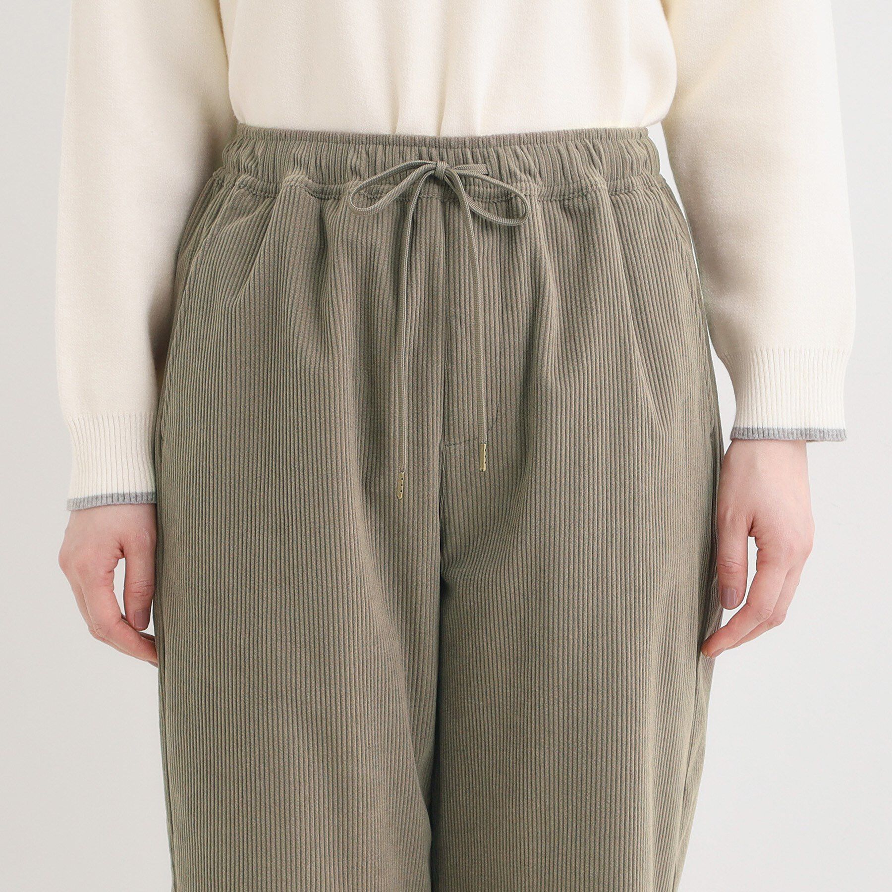 SHOO･LA･RUE「【S-LL/洗濯機可/裏起毛】あったかコーデュロイ ワイドパンツ」|その他|