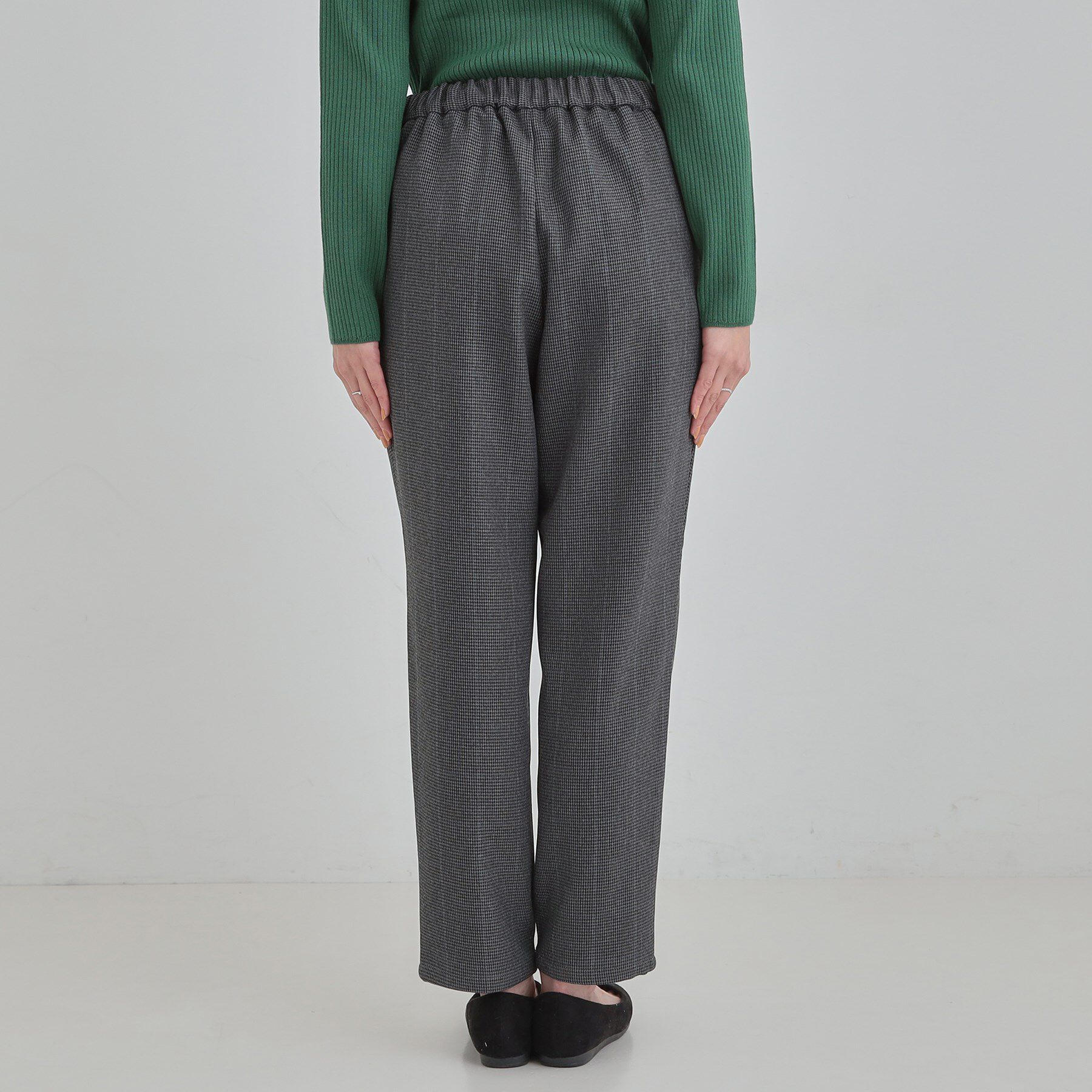 SHOO･LA･RUE「【あったか】ウールフィール 裏起毛テーパードパンツ」|その他|