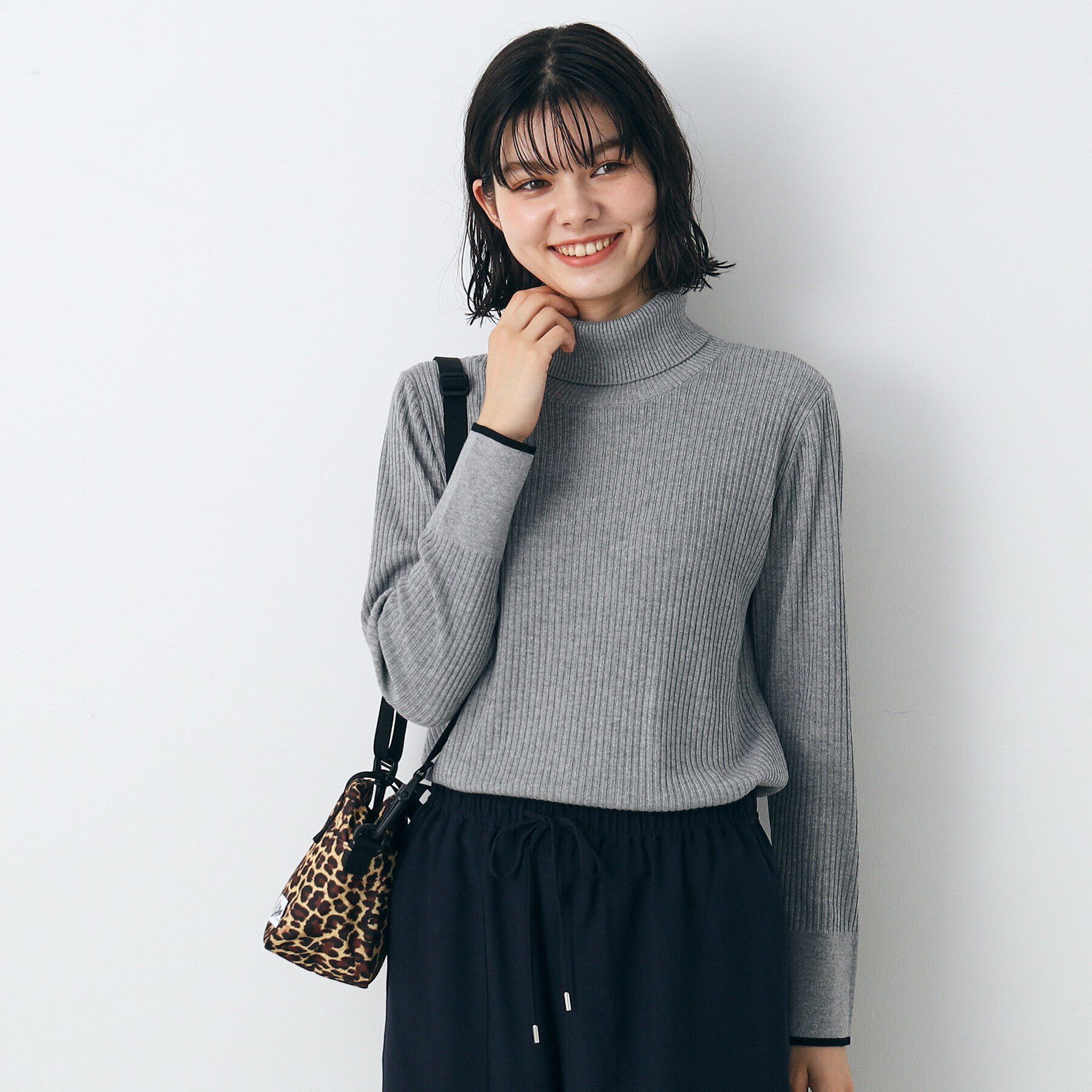 Dessin「【洗える】タートルネックニット（XS～L）」|ニット・セーター|