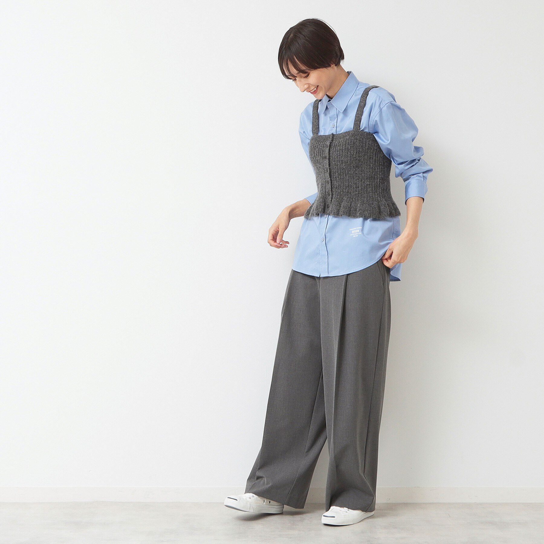 Dessin「【洗える】ニットビスチェ」|ベスト・ジレ|