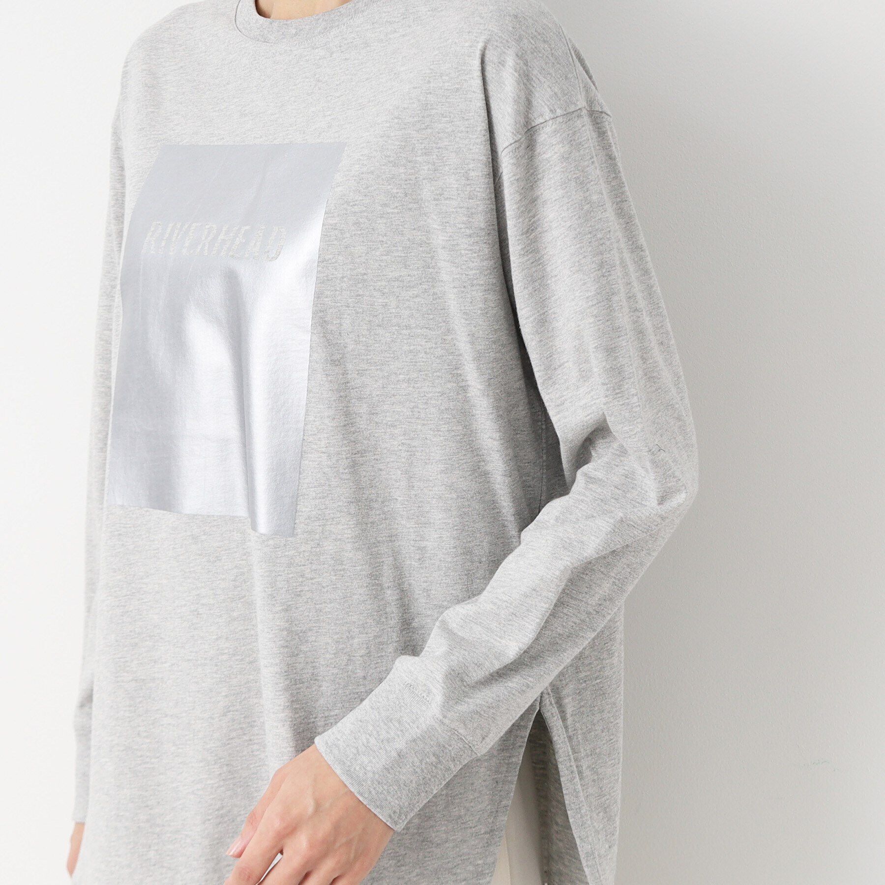 Dessin「【洗える】シルバープリントロンT」|Tシャツ・カットソー|