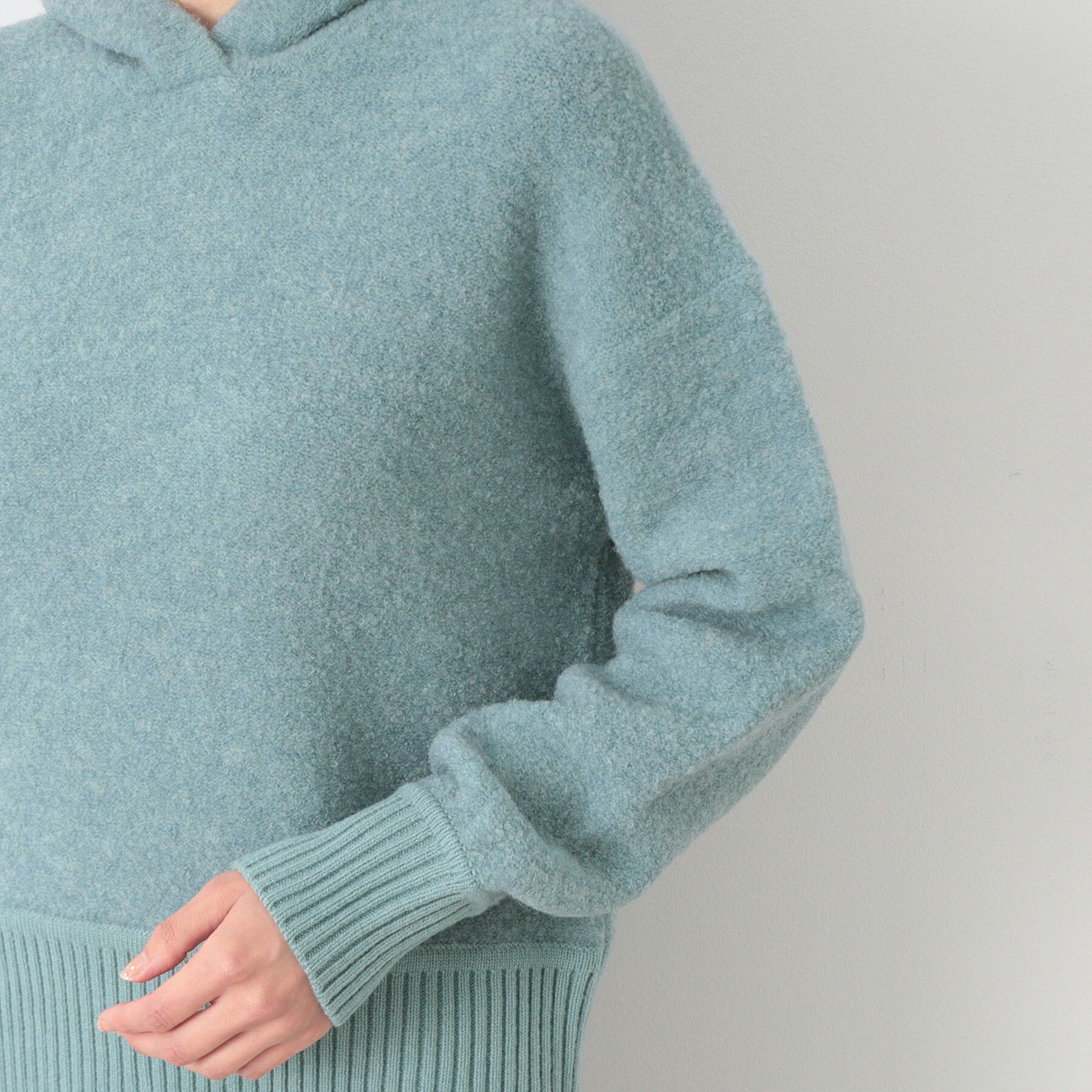 Dessin「【洗える】ループヤーンフードニット」|ニット・セーター|