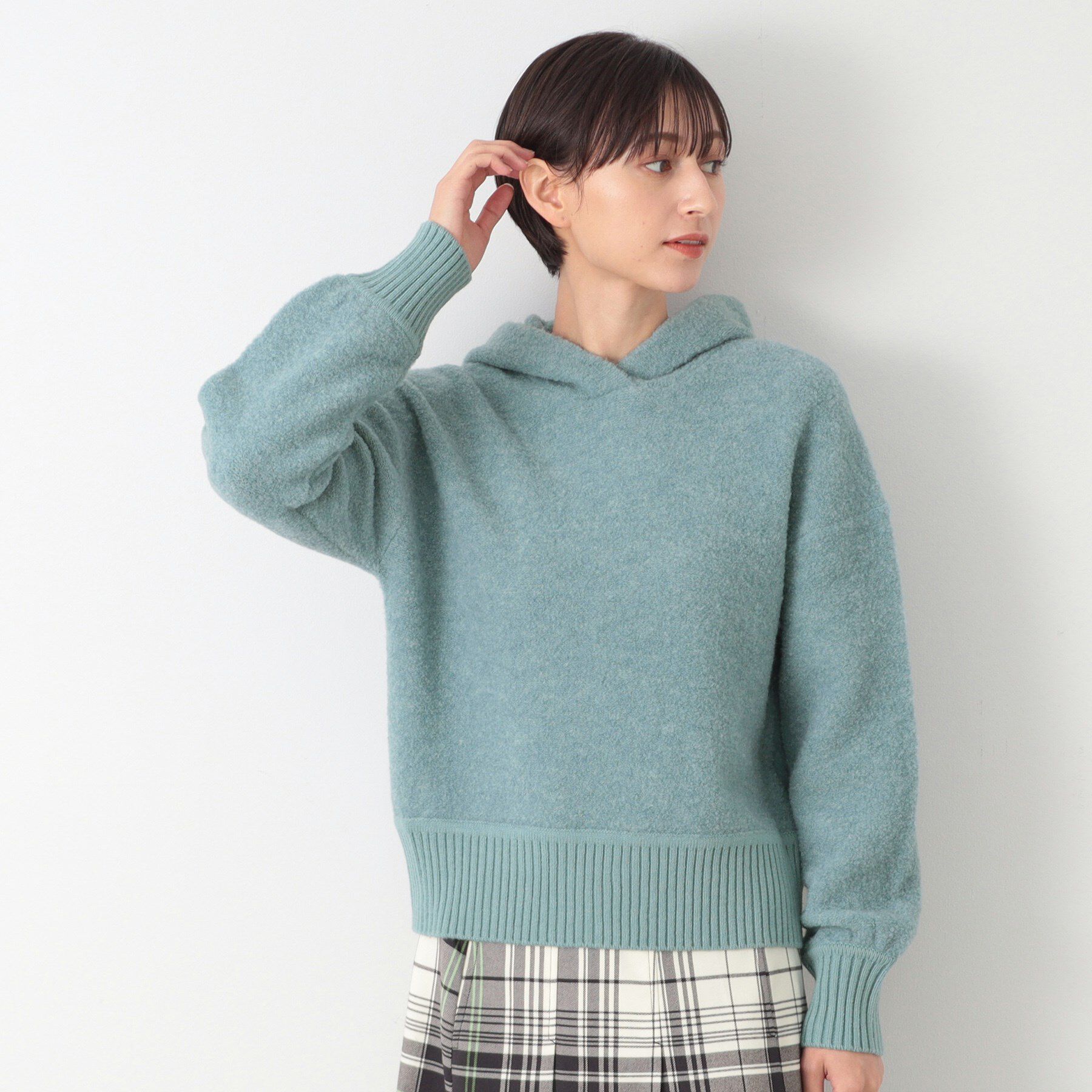 Dessin「【洗える】ループヤーンフードニット」|ニット・セーター|