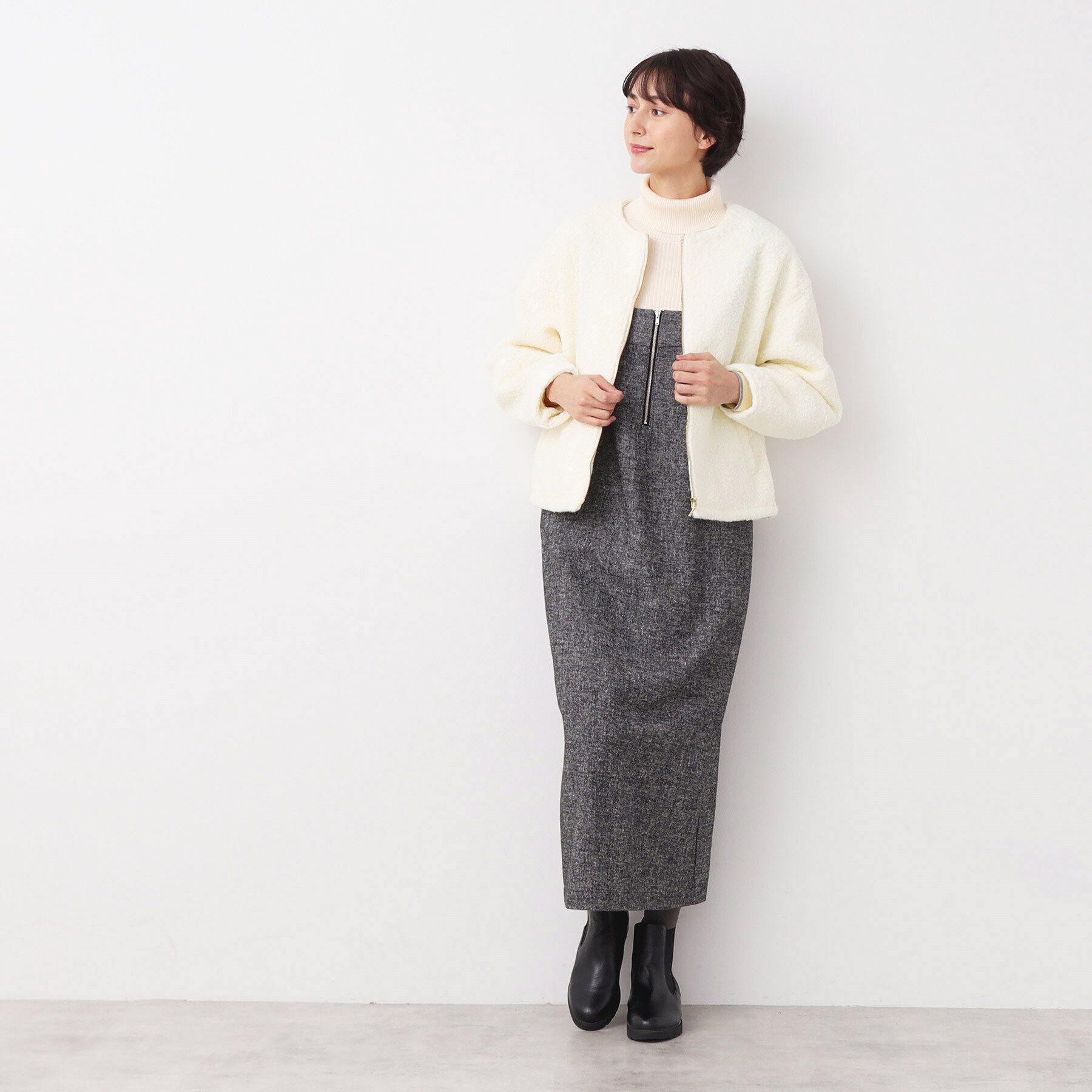 Dessin「フライス編みナッピングブルゾン」|ブルゾン・スタジャン|