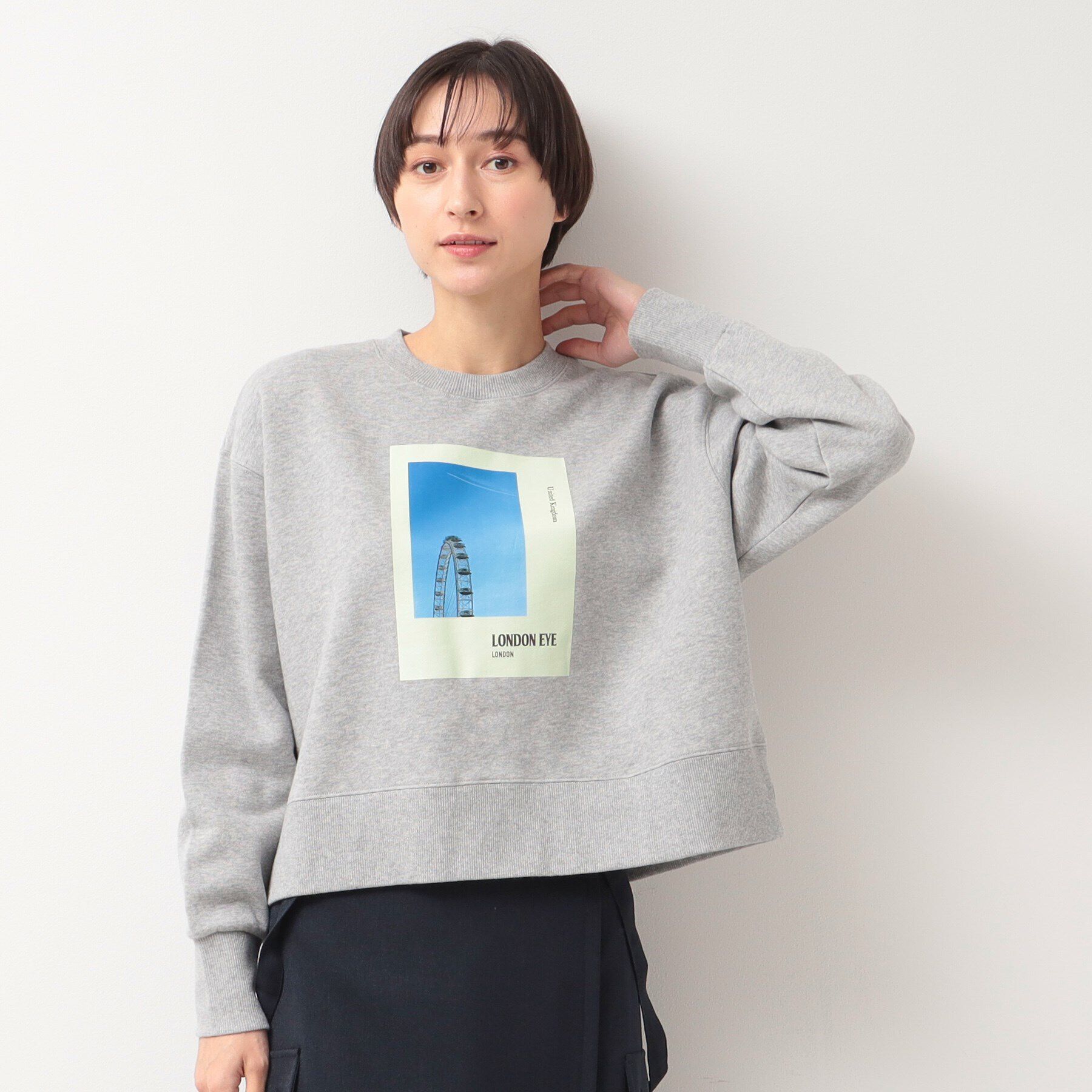 Dessin「【洗える】フォントプリントスウェット」|パーカー|