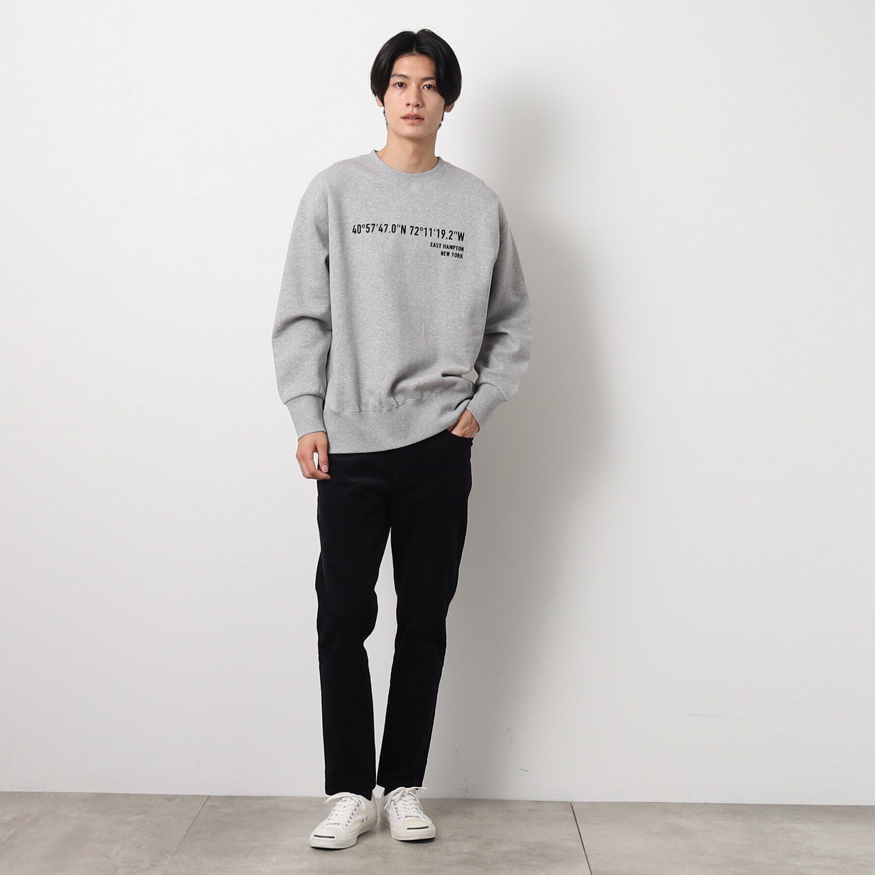 Dessin「【ユニセックス】座標プリントスウェット」|パーカー|