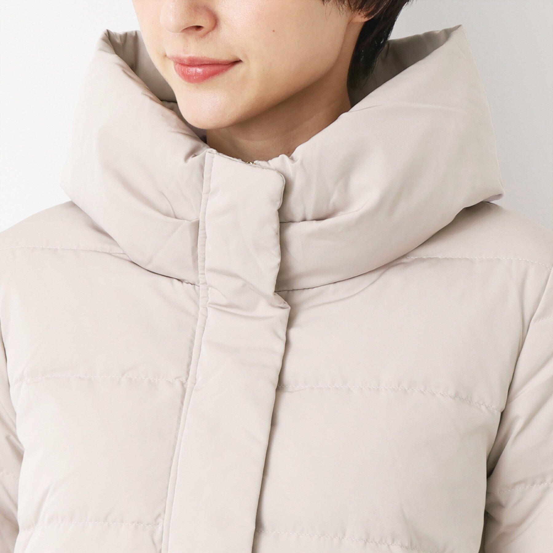 Dessin「【4サイズ展開】ピーチスキンショート丈ダウンコート（XS～L）」|ダウン|