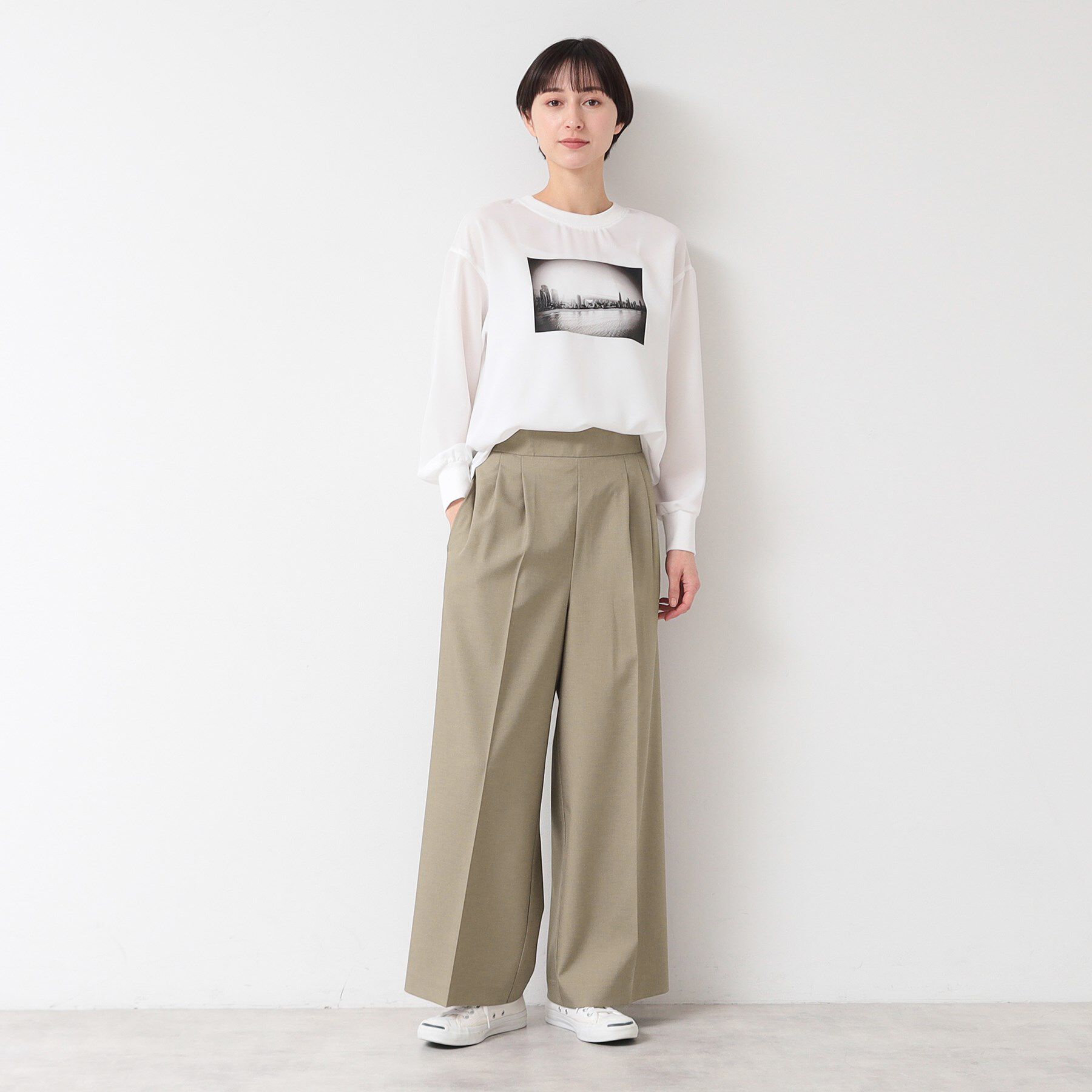 Dessin「【セットアップ可能】タックワイドパンツ（S～L）」|その他|