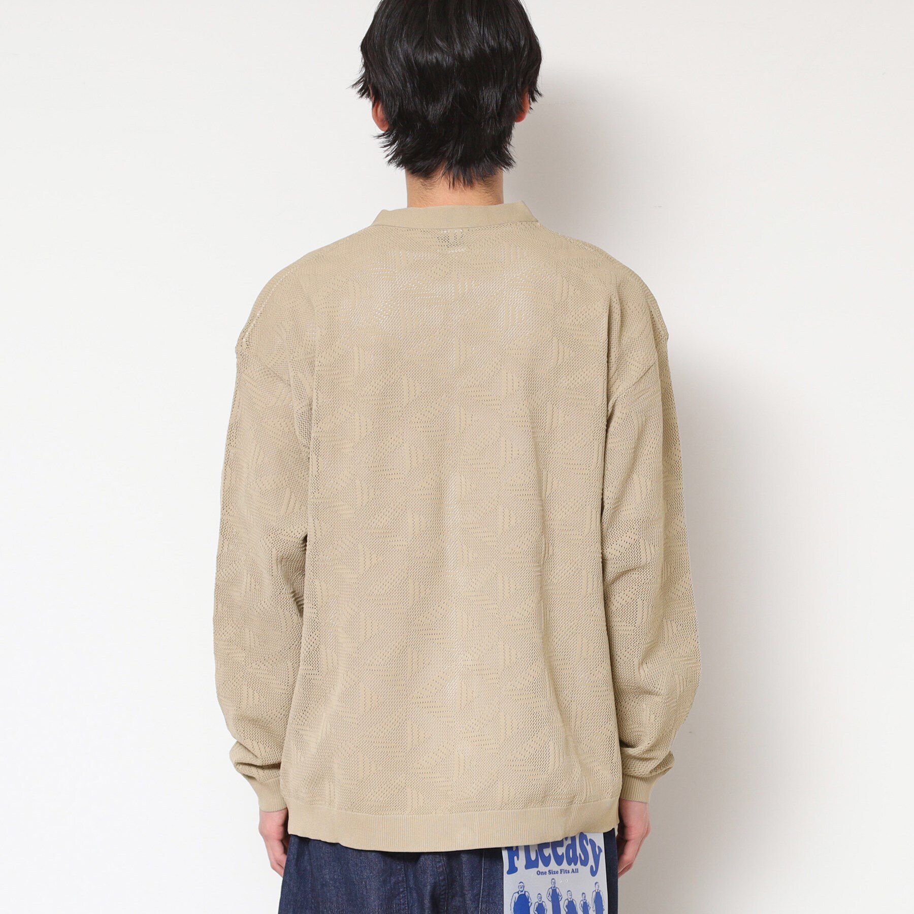 Dessin「【UV・洗える】透け柄ニットカーディガン」|カーディガン|