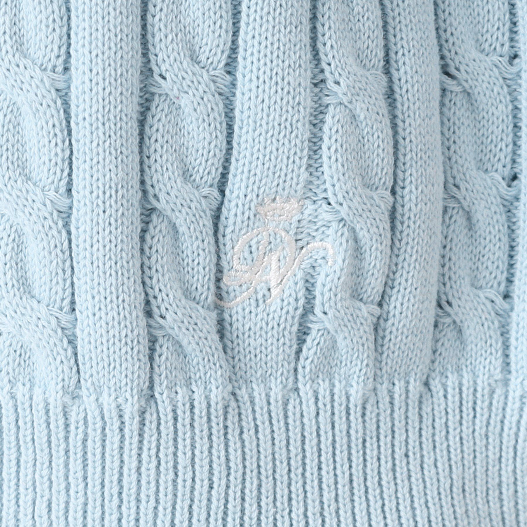 Dessin「【洗える】半袖ケーブルニットコットンカーディガン」|カーディガン|