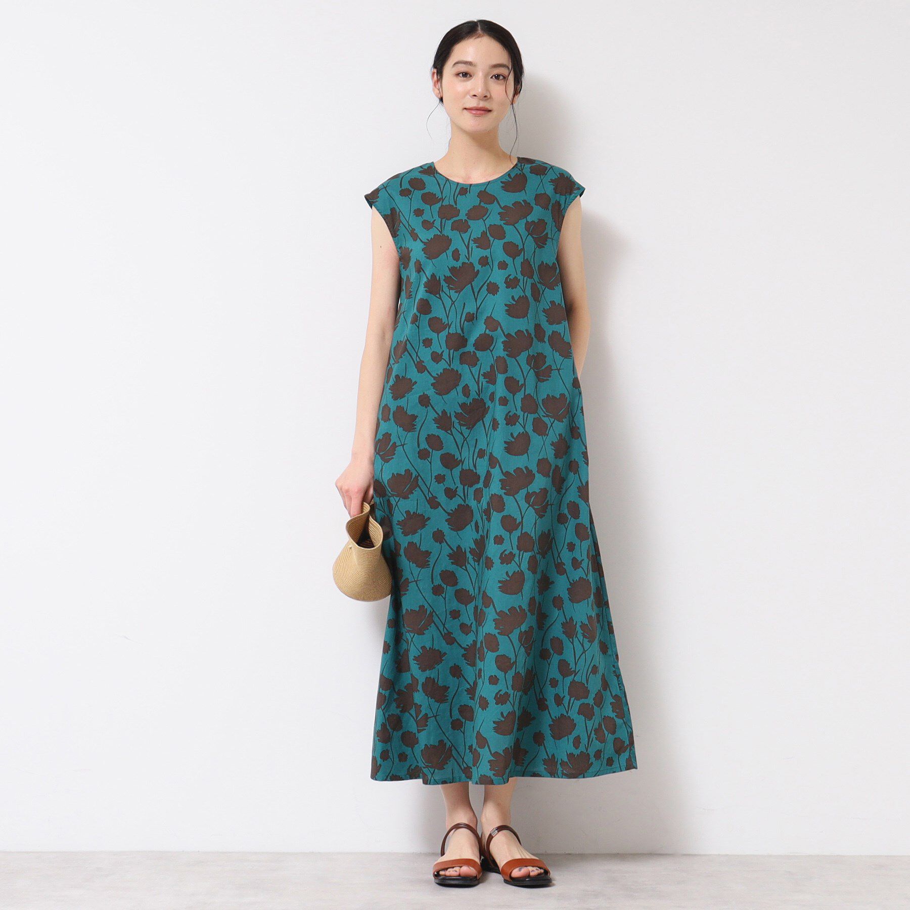 Dessin「【リンクコーデ・洗える】フラワープリントワンピース」|ワンピース|