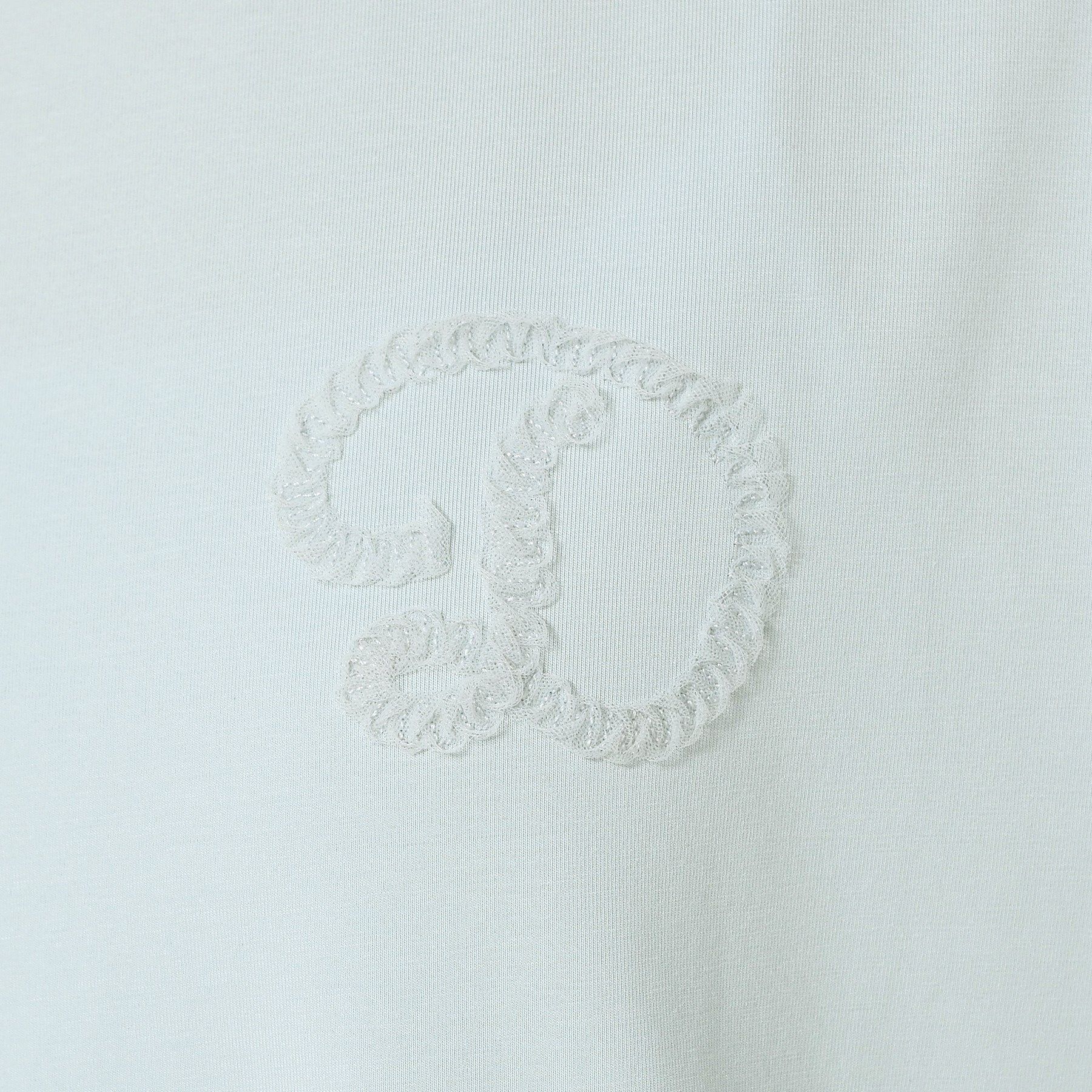 Dessin「【洗える】チュール刺繍Tシャツ」|Tシャツ・カットソー|