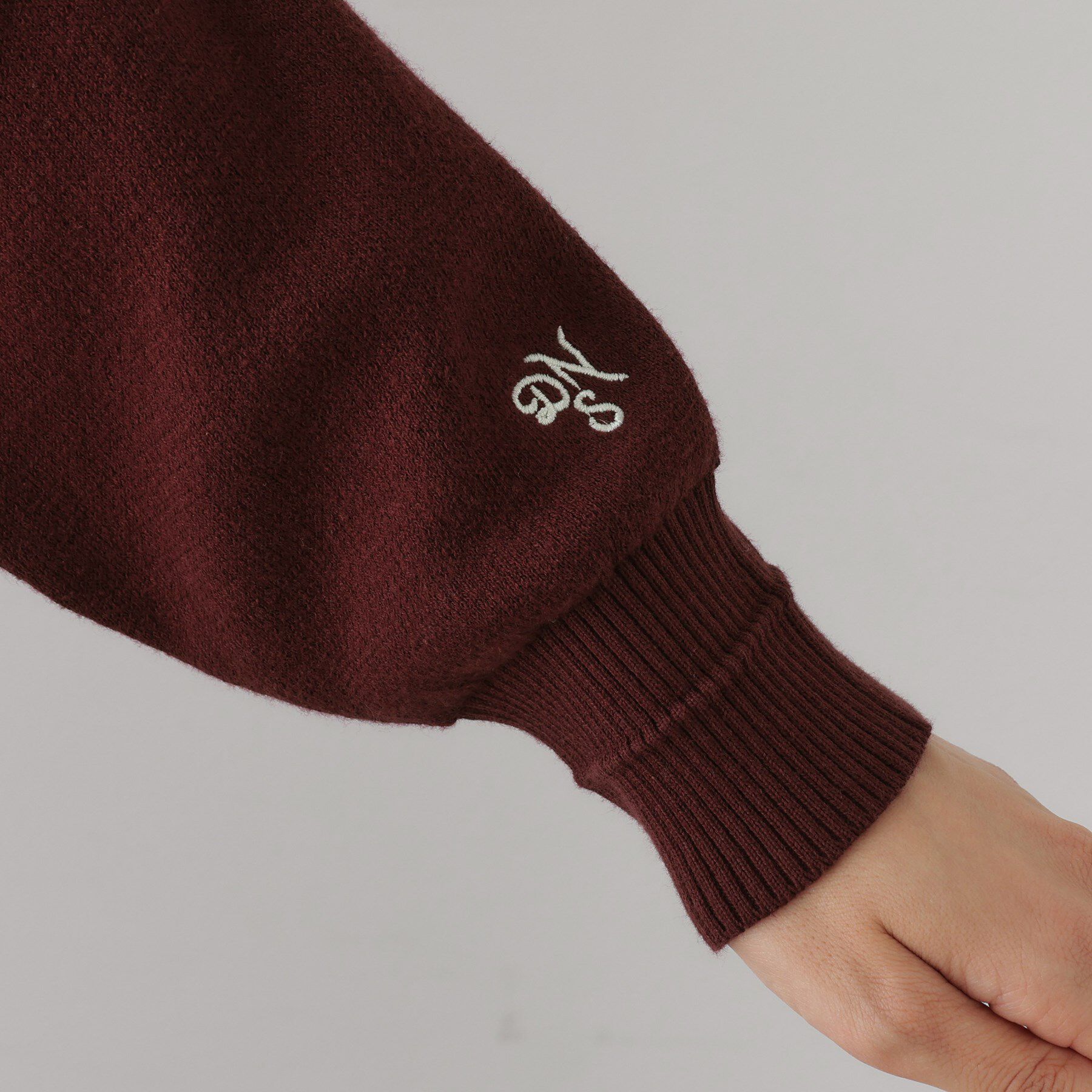 Dessin「【洗える】刺繍入りジャカードニット」|ニット・セーター|