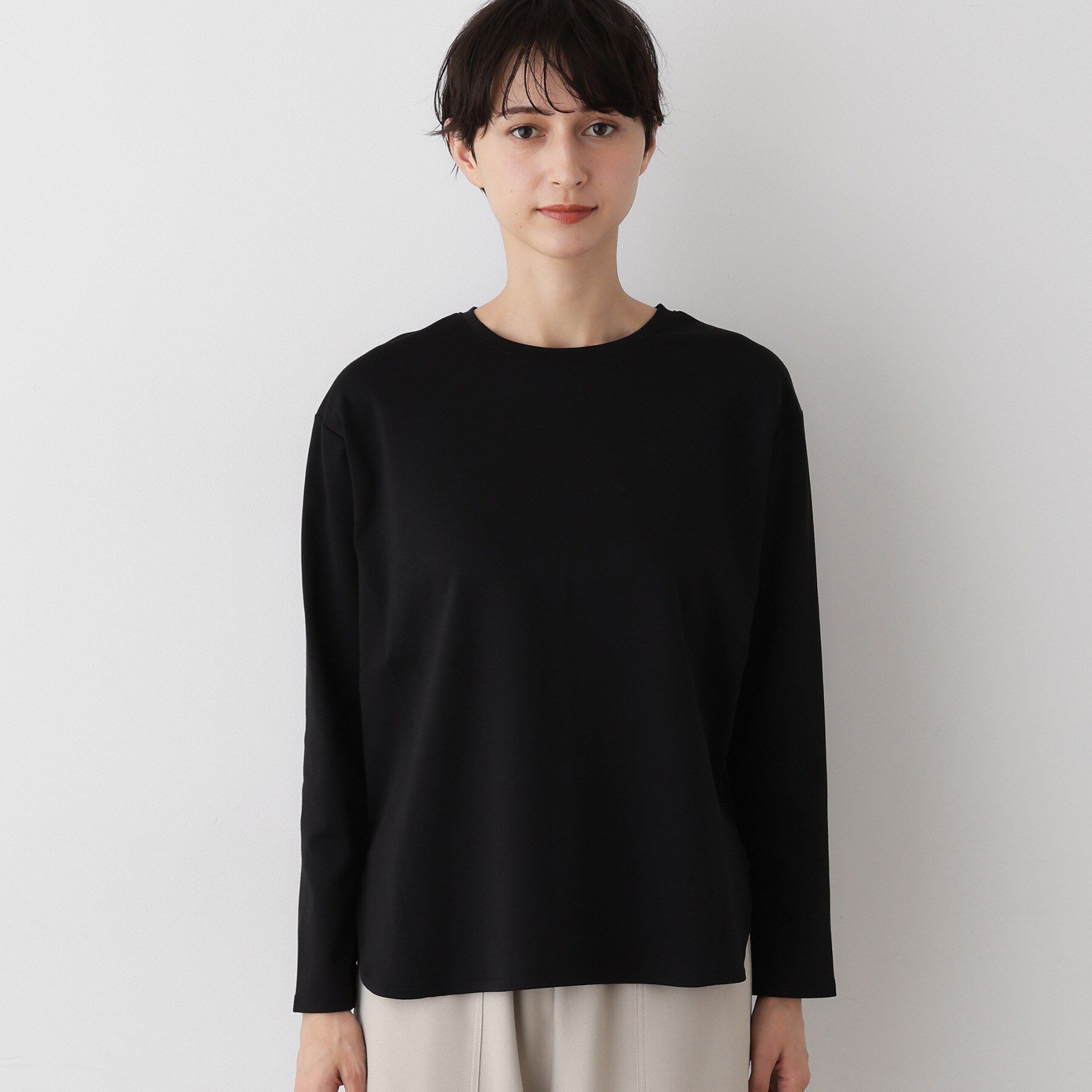 Dessin「【美シルエット/洗える】切替カットソー」|Tシャツ・カットソー|