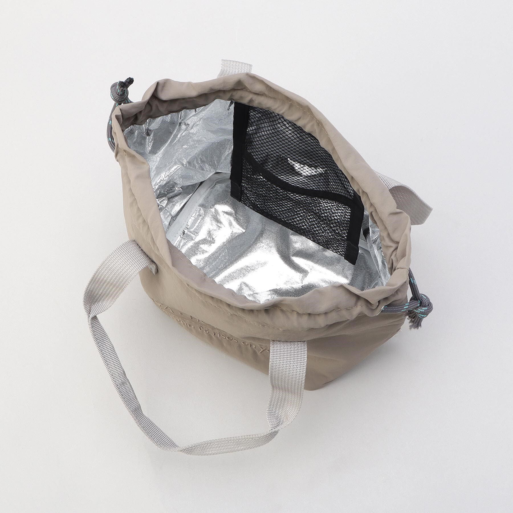 212 KITCHEN STORE「ロープ付き保冷巾着バッグ GY」|食器・キッチングッズ|