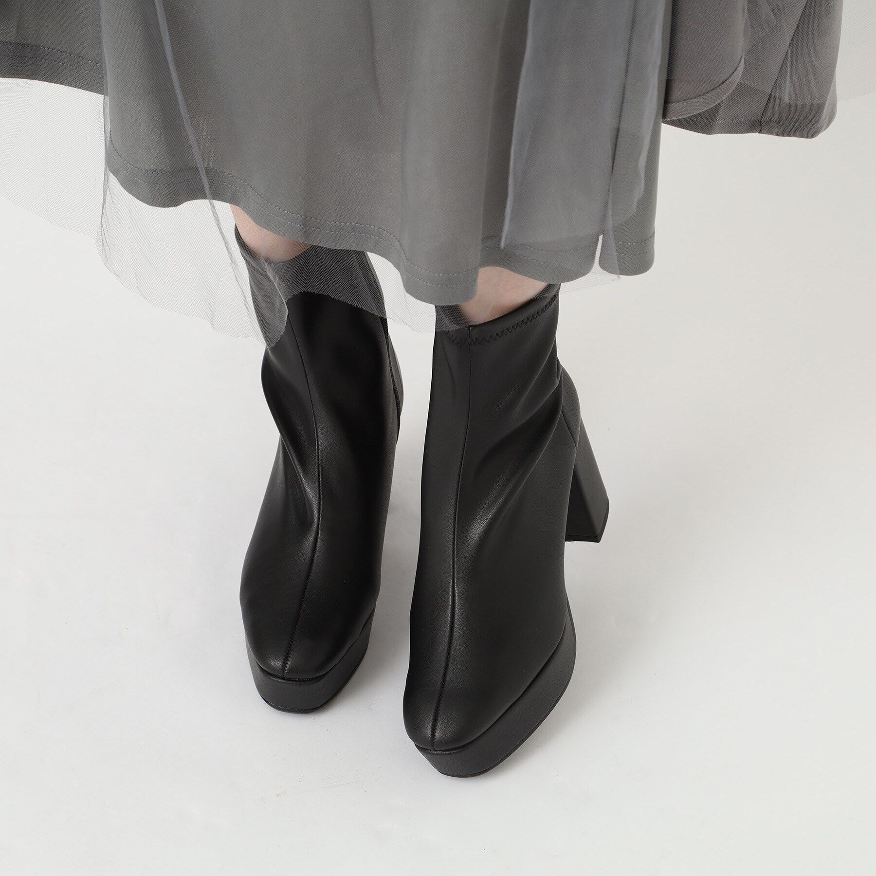 ESPERANZA「ゆる傾斜ショートブーツ」|ショートブーツ|