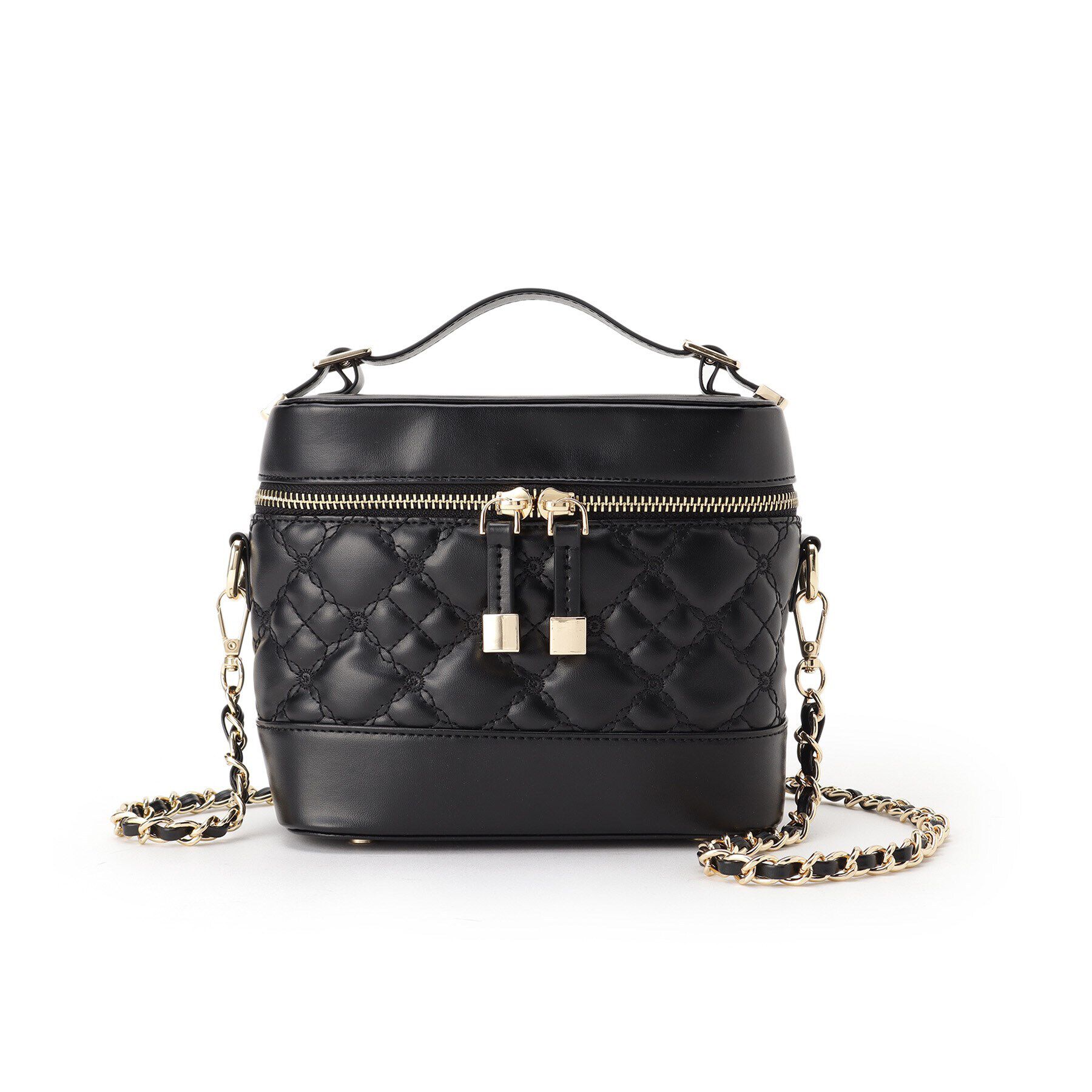 ESPERANZA「キルティングバニティバッグ」|ショルダー・メッセンジャー|ブラック(019)