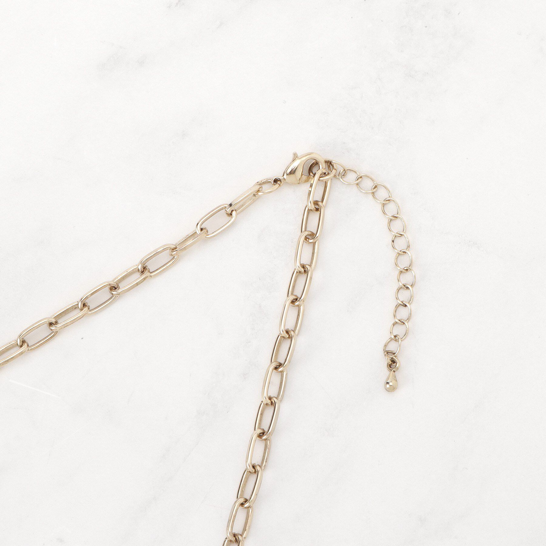 SunaUna「【フェイクパール付】フラワーモチーフショートネックレス」|ネックレス|