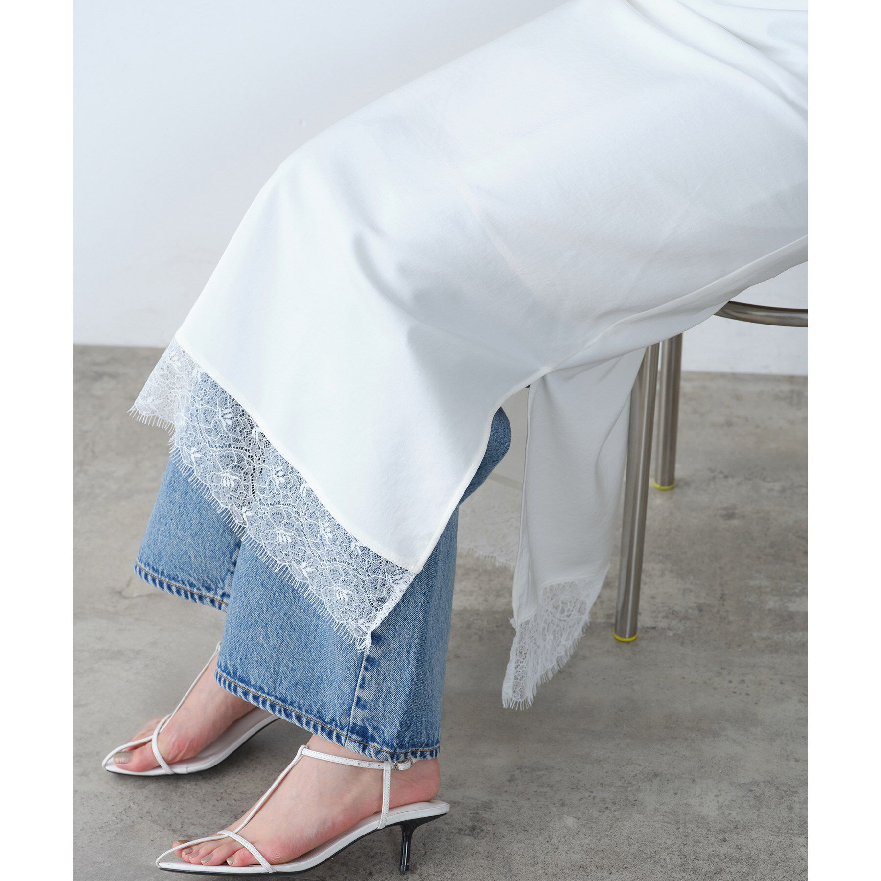 CODE A「vintage like lace dress」|ワンピース|