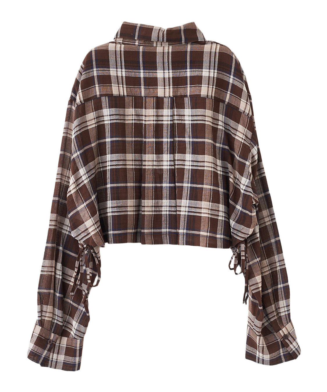 COCO DEAL「サイドリボンクロップドシャツ」|シャツ・ブラウス|