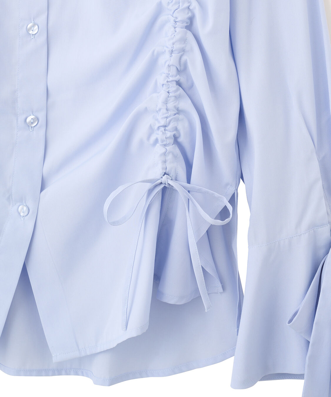 COCO DEAL「リボンスリーブドロストシャツブラウス」|シャツ・ブラウス|