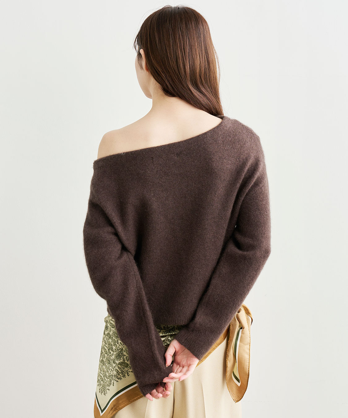 COCO DEAL「ラクーン混アシメニット」|ニット・セーター|