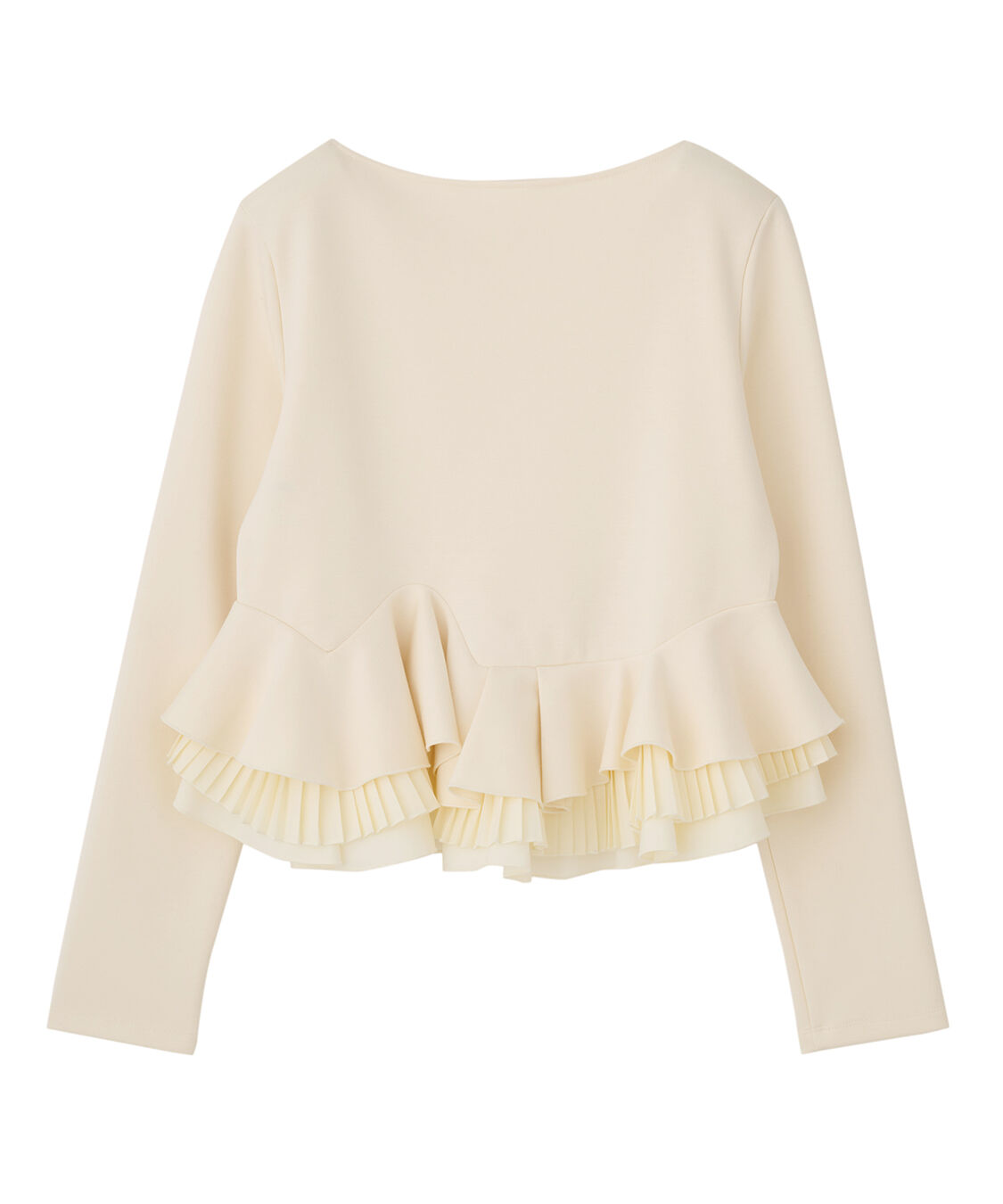 COCO DEAL「ランダムフリルペプラムトップス」|Tシャツ・カットソー|