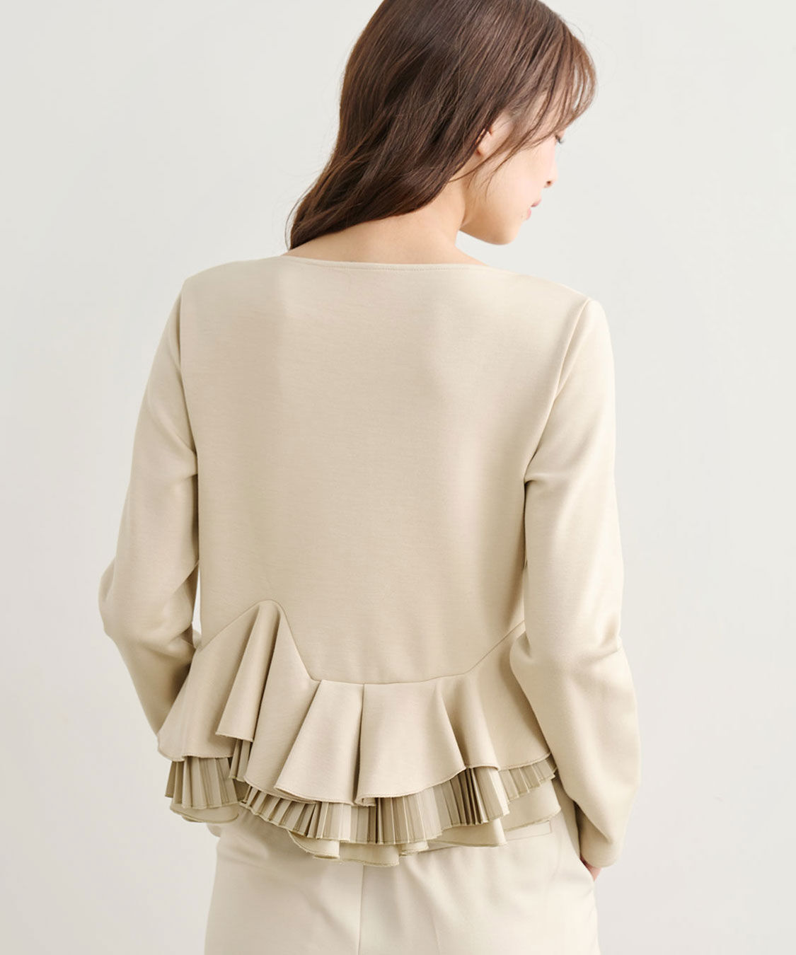 COCO DEAL「ランダムフリルペプラムトップス」|Tシャツ・カットソー|