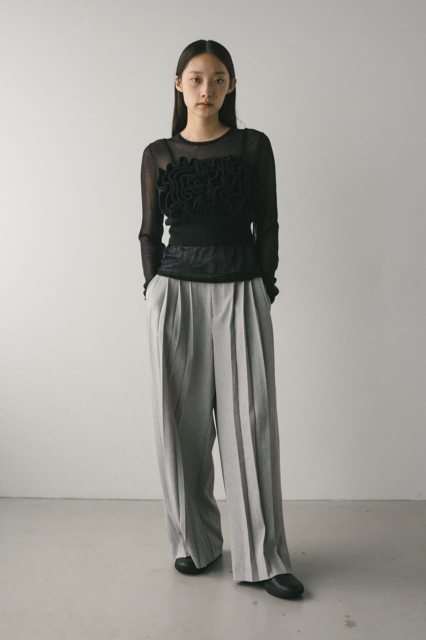 STYLEMIXER「フリルニットビスチェ」|キャミソール|