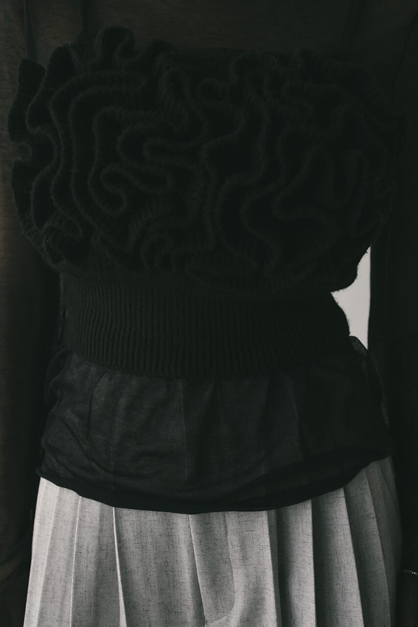 STYLEMIXER「フリルニットビスチェ」|キャミソール|