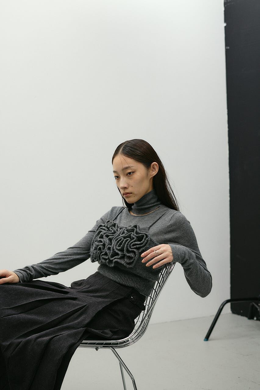 STYLEMIXER「フリルニットビスチェ」|キャミソール|