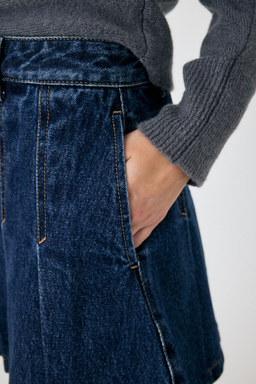 MOUSSY「PLEATED デニムミニスカート」|スカート|