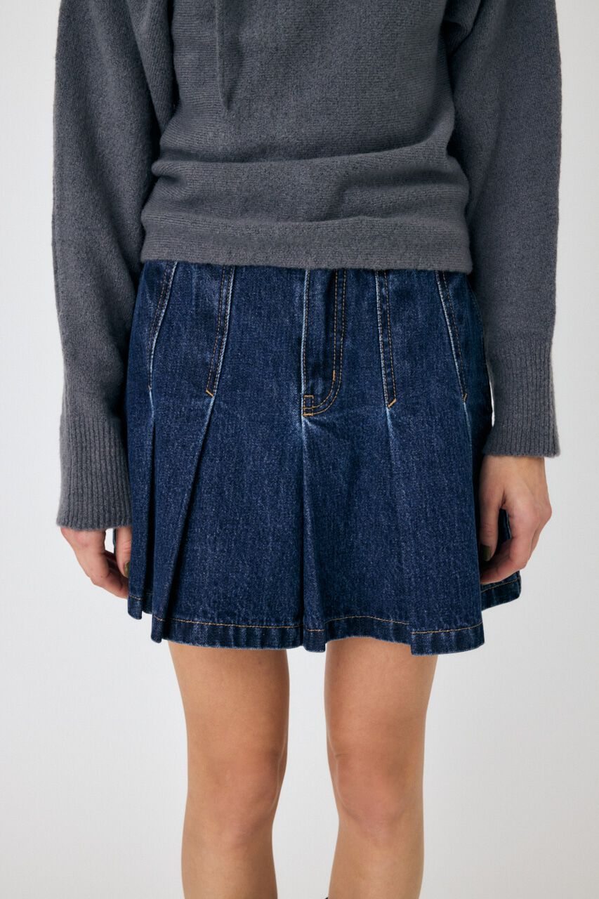 MOUSSY「PLEATED デニムミニスカート」|スカート|
