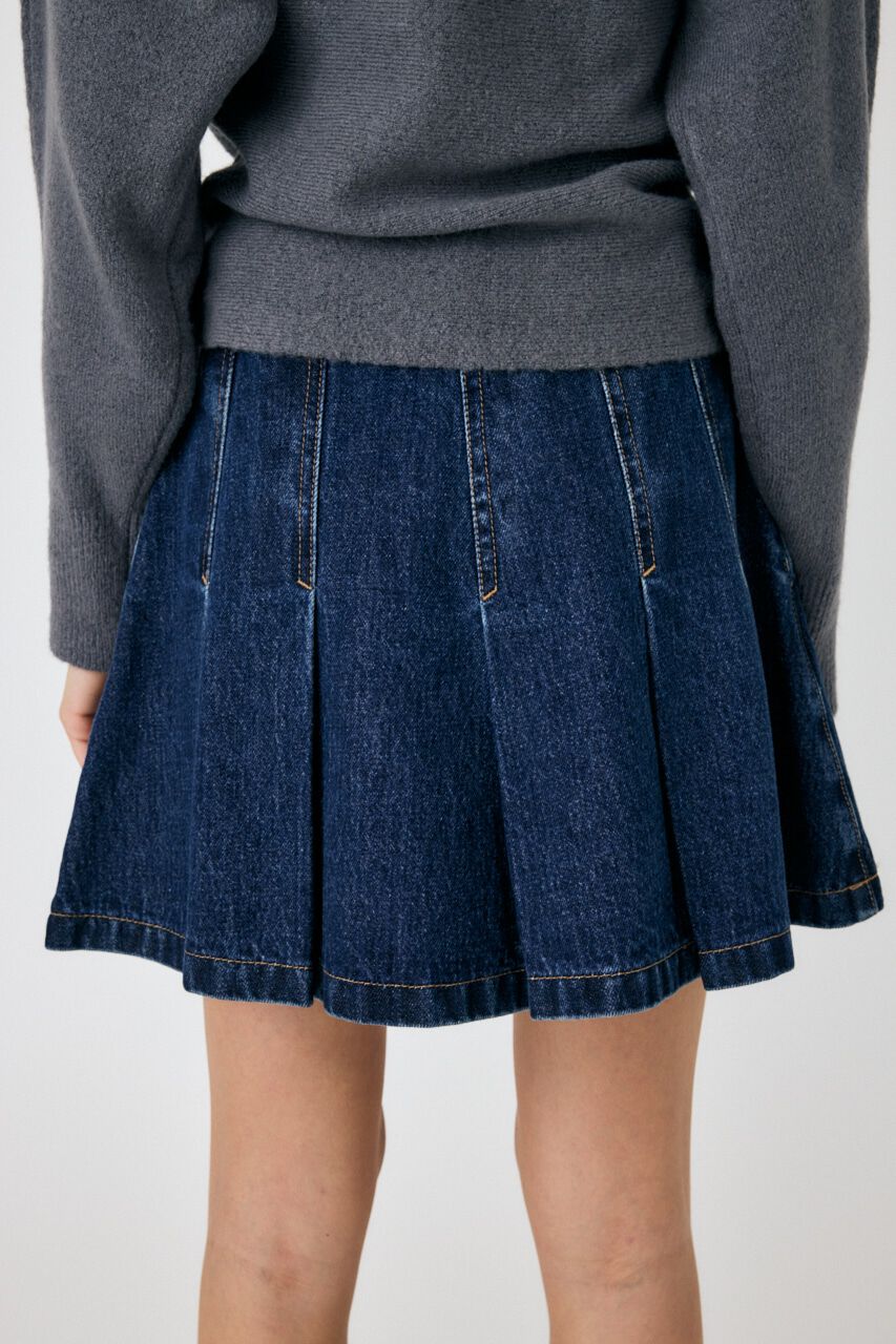 MOUSSY「PLEATED デニムミニスカート」|スカート|