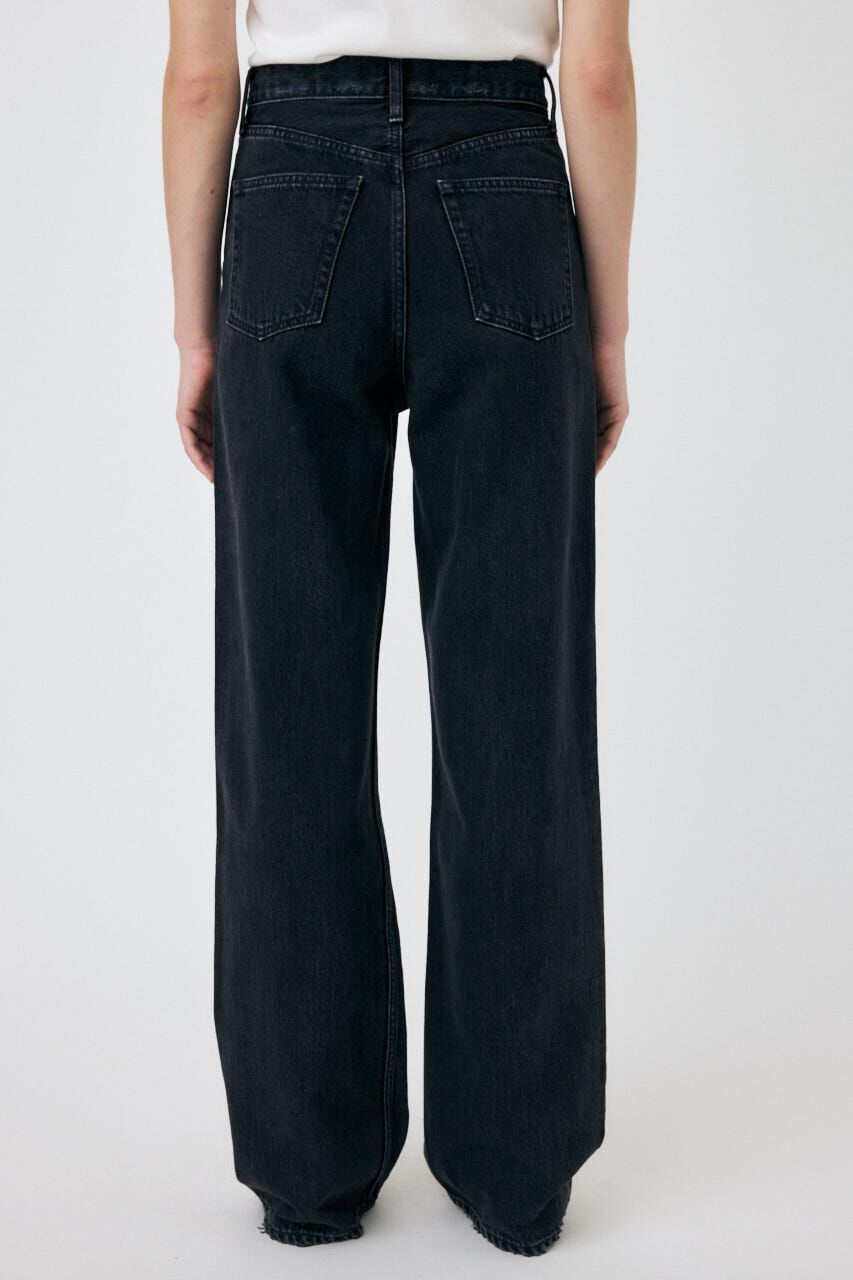 MOUSSY「HW 90S BLK STRAIGHT」|デニム|