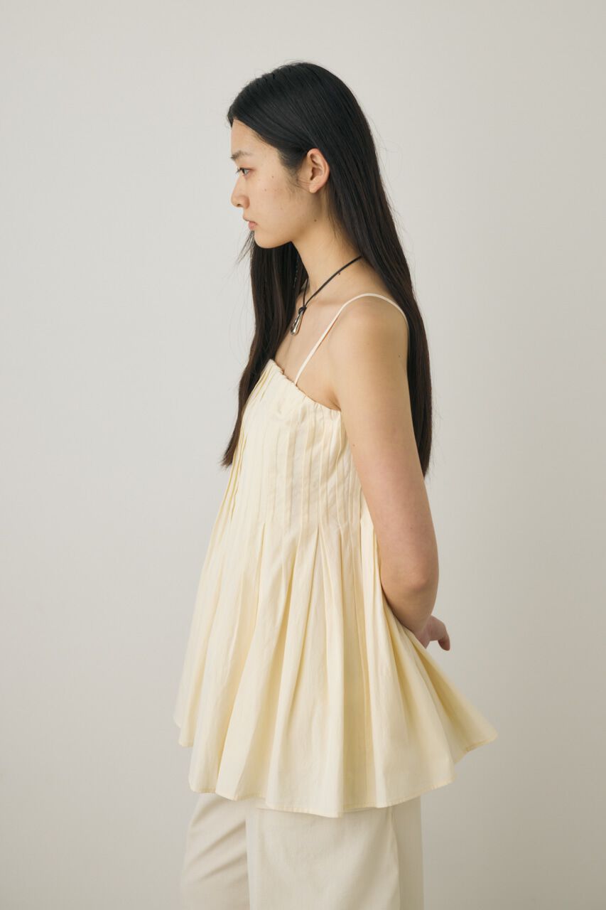 MOUSSY「ピンタックキャミソール　オーガニックコットン使用」|キャミソール|