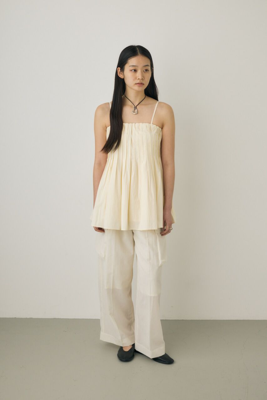 MOUSSY「ピンタックキャミソール　オーガニックコットン使用」|キャミソール|