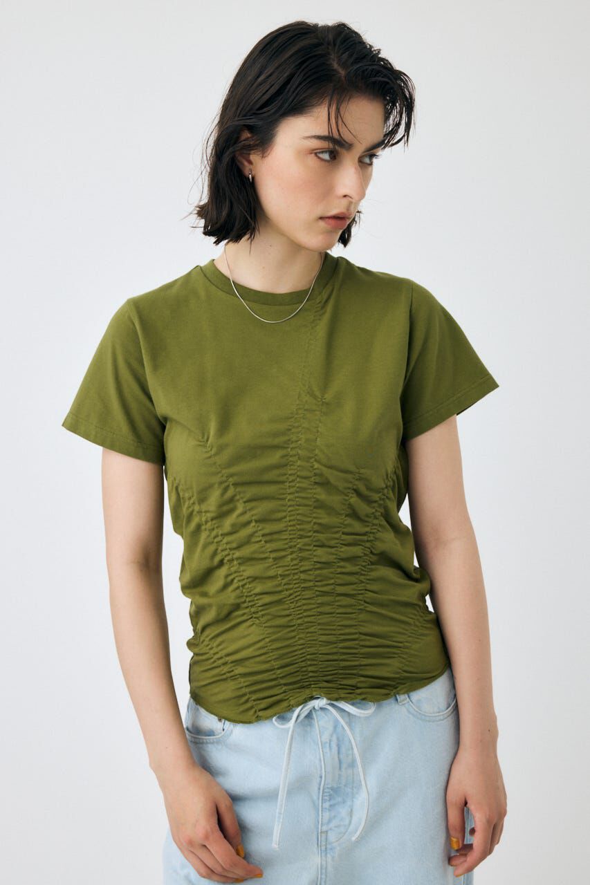 MOUSSY「GATHER CUT トップス」|Tシャツ・カットソー|KHA