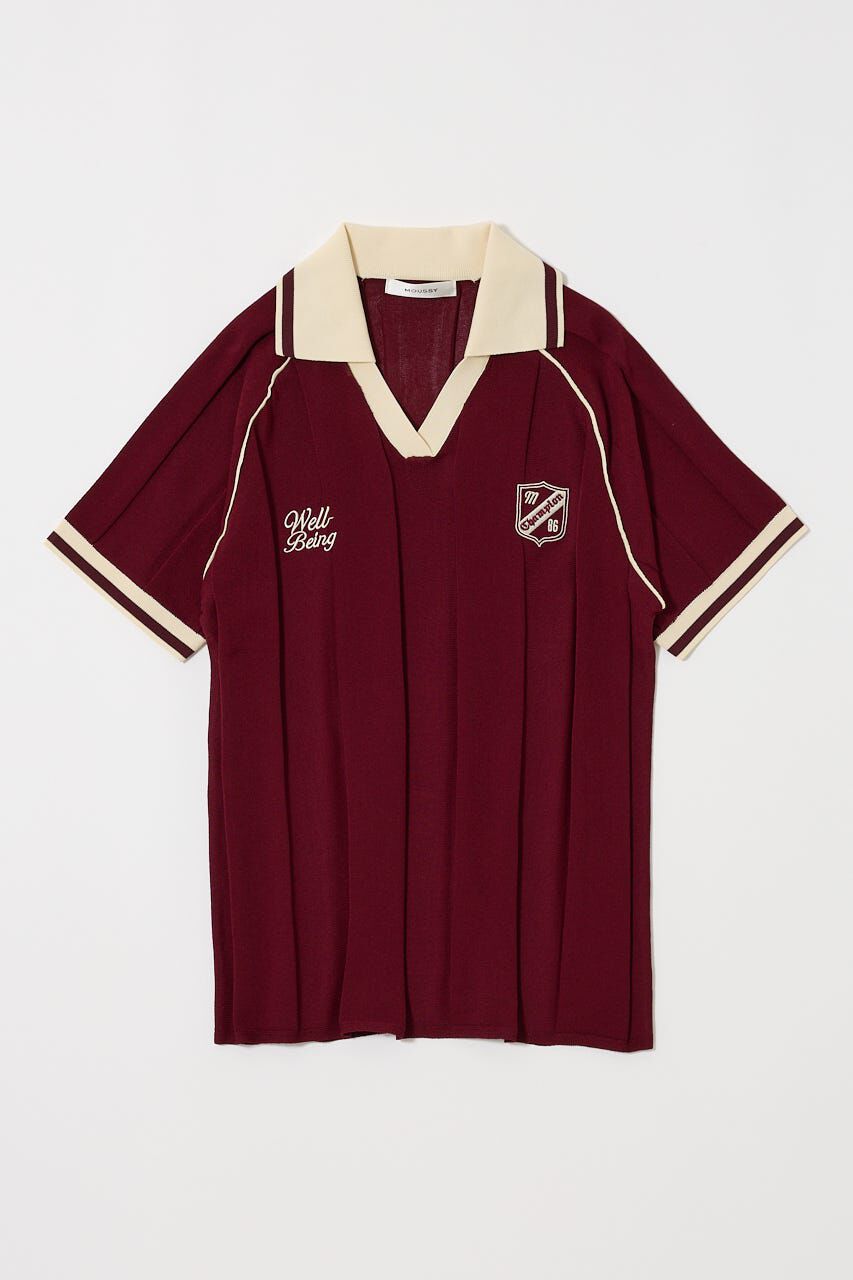 MOUSSY「H/S KNIT GAME シャツ」|ニット・セーター|